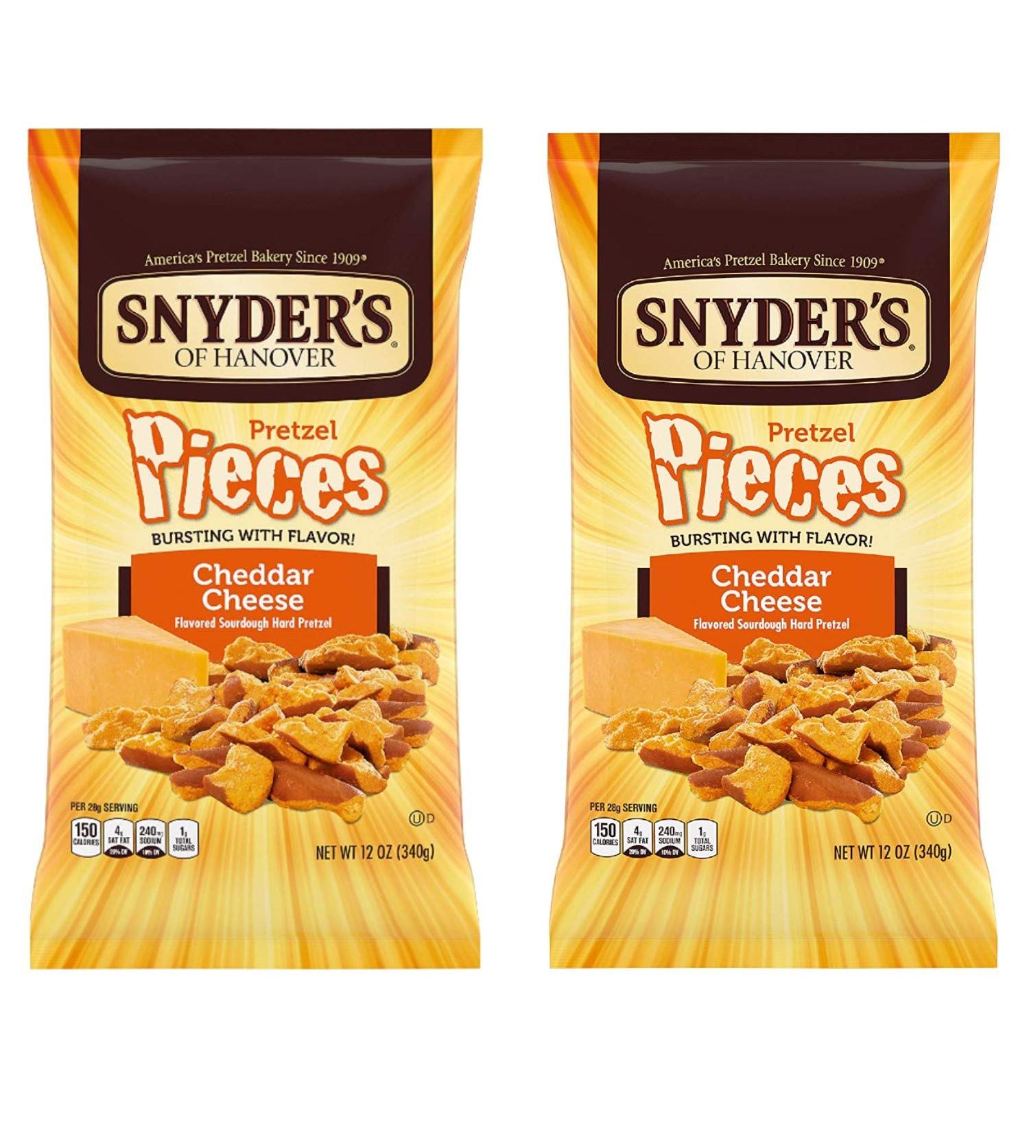 Snyder's of Hanover Cheddar Cheese Pretzel Pieces 12 oz - 2 Bags - Buy Online on SooperMarket.com