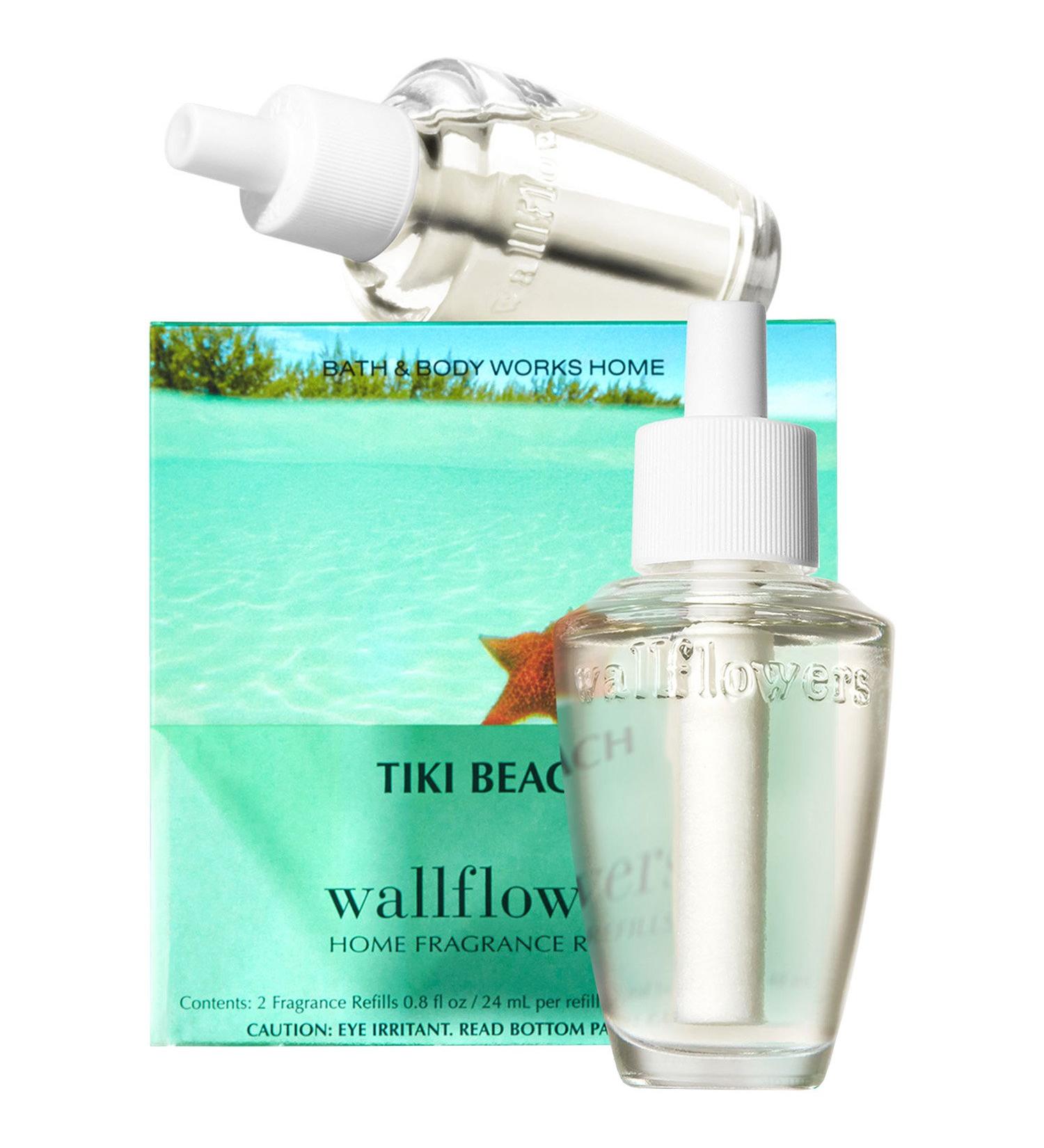Bath and Body Works New Look! Tiki Beach Wallflowers 2-Pack Refills Tiki Beach 0.8 Fl Oz (Pack of 2)