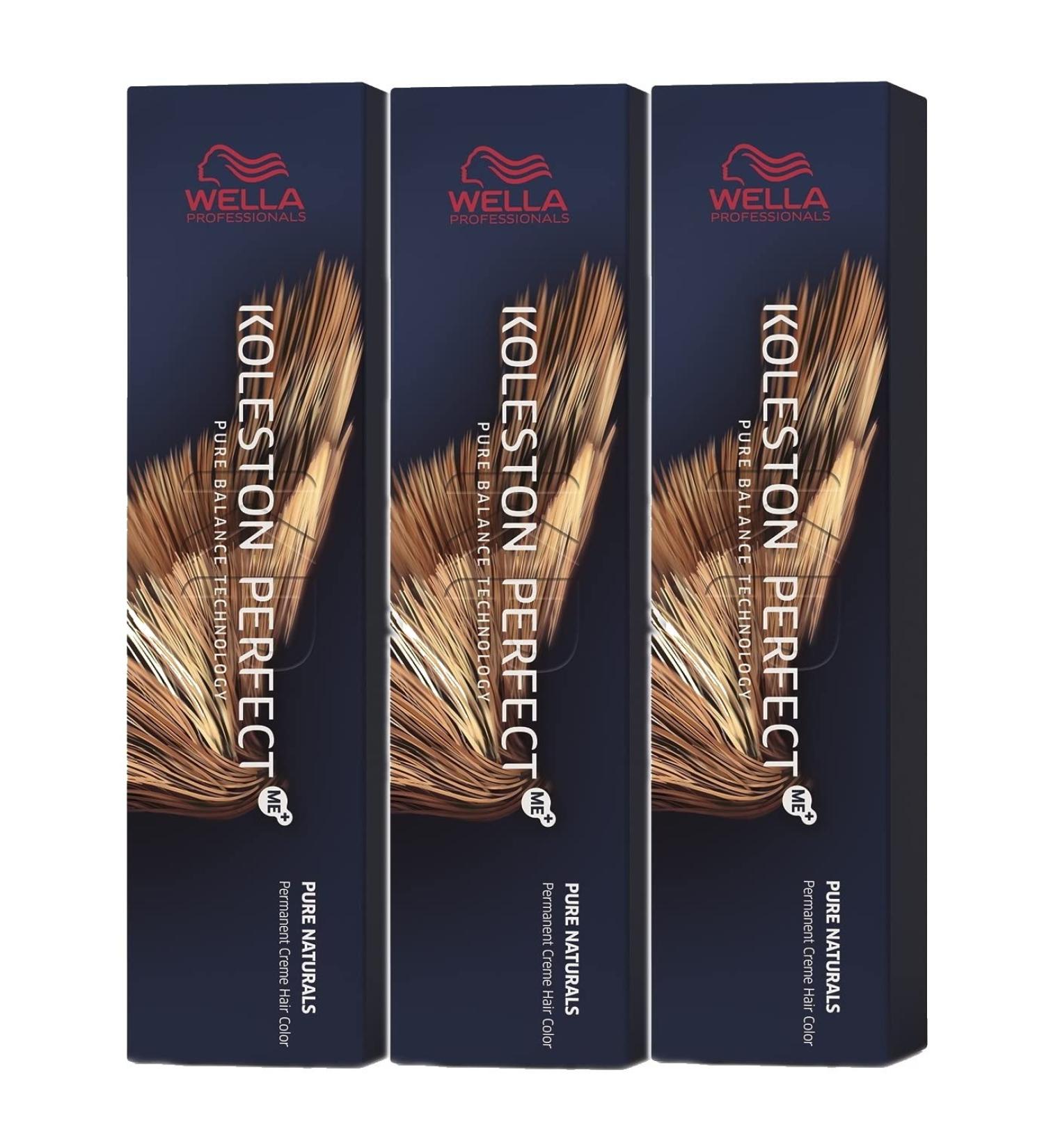 Wella Professionals Koleston Perfect ME KP Deep Brown 6/75 Dark Blonde Brown/Mahogany 3-pack Brown/Mahogany 3 pieces (1 pack)