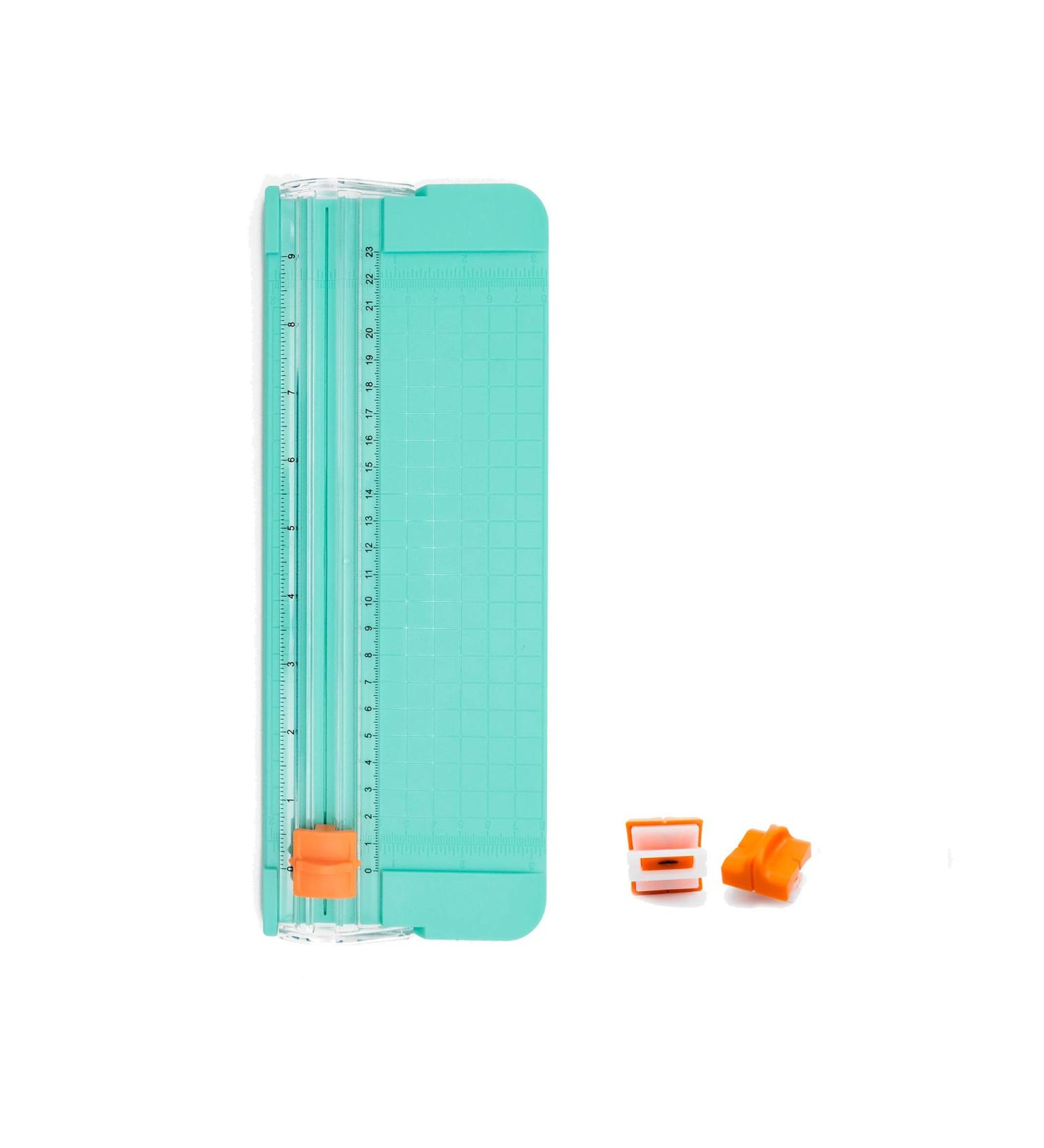 Paper Cutter A5 Paper Trimmer Titanium Scrapbooking Tool with 1pcs Replacement Cutting Blade for Scrapbooking  Picture Cutting  Label Design  Photos Comes with a Replacement Cutting Blade Blade - Buy Online on SooperMarket.com