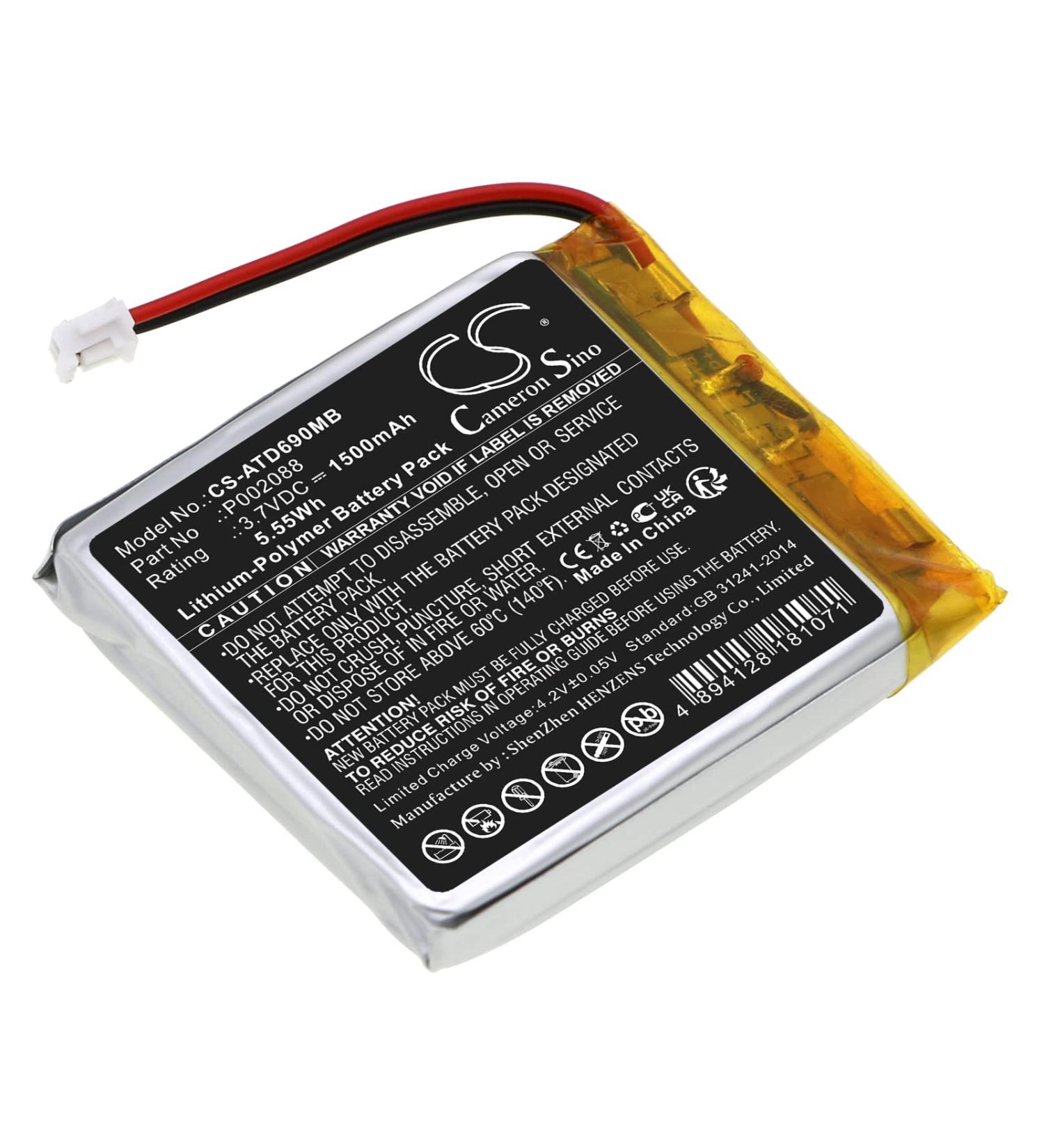 Buy DCH 1500mAh Battery Replacement for Alecto DVM-69 | High-Performance Battery for Long-Lasting Use - Fast International Shipping - Buy Online on SooperMarket.com
