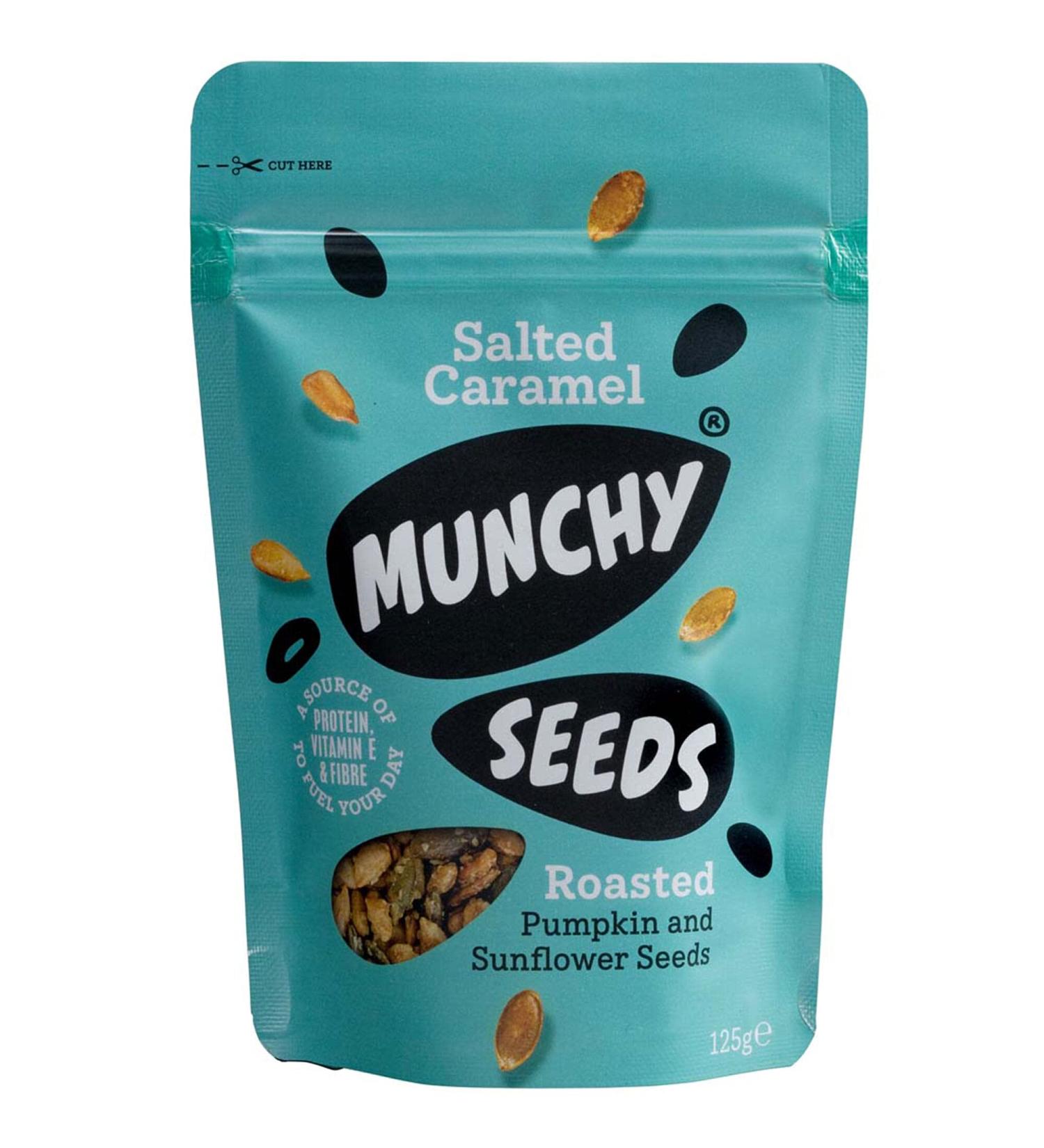 Munchy Seeds Salted Caramel Pouches - 6x125g
