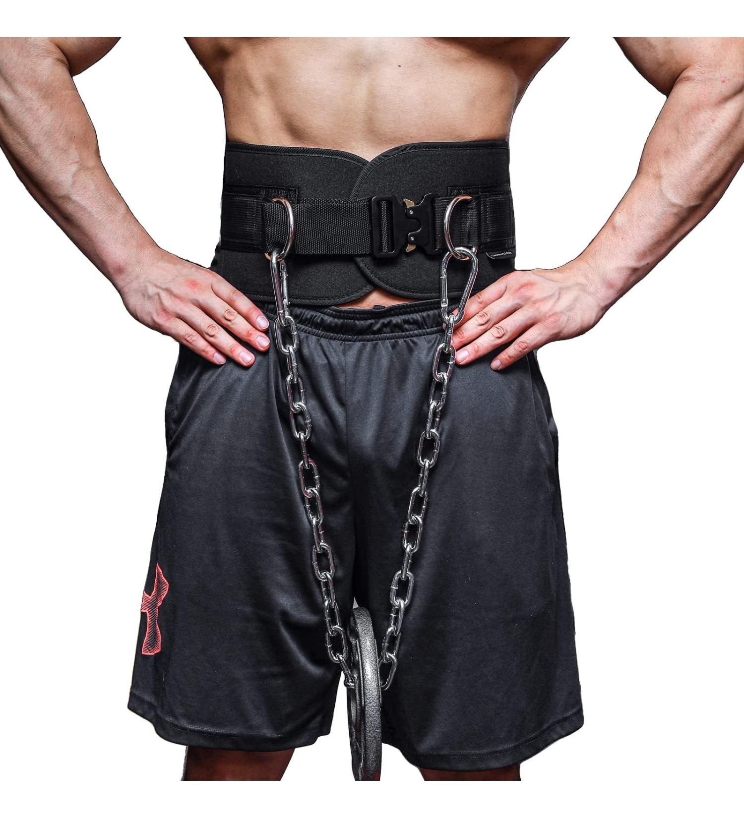 Buy Manueklear DIP Belt | Durable Weight Belt for Men & Women | Power Lifting Fitness Belt for Squats & Pull-Ups - 101.6 cm - Buy Online on SooperMarket.com