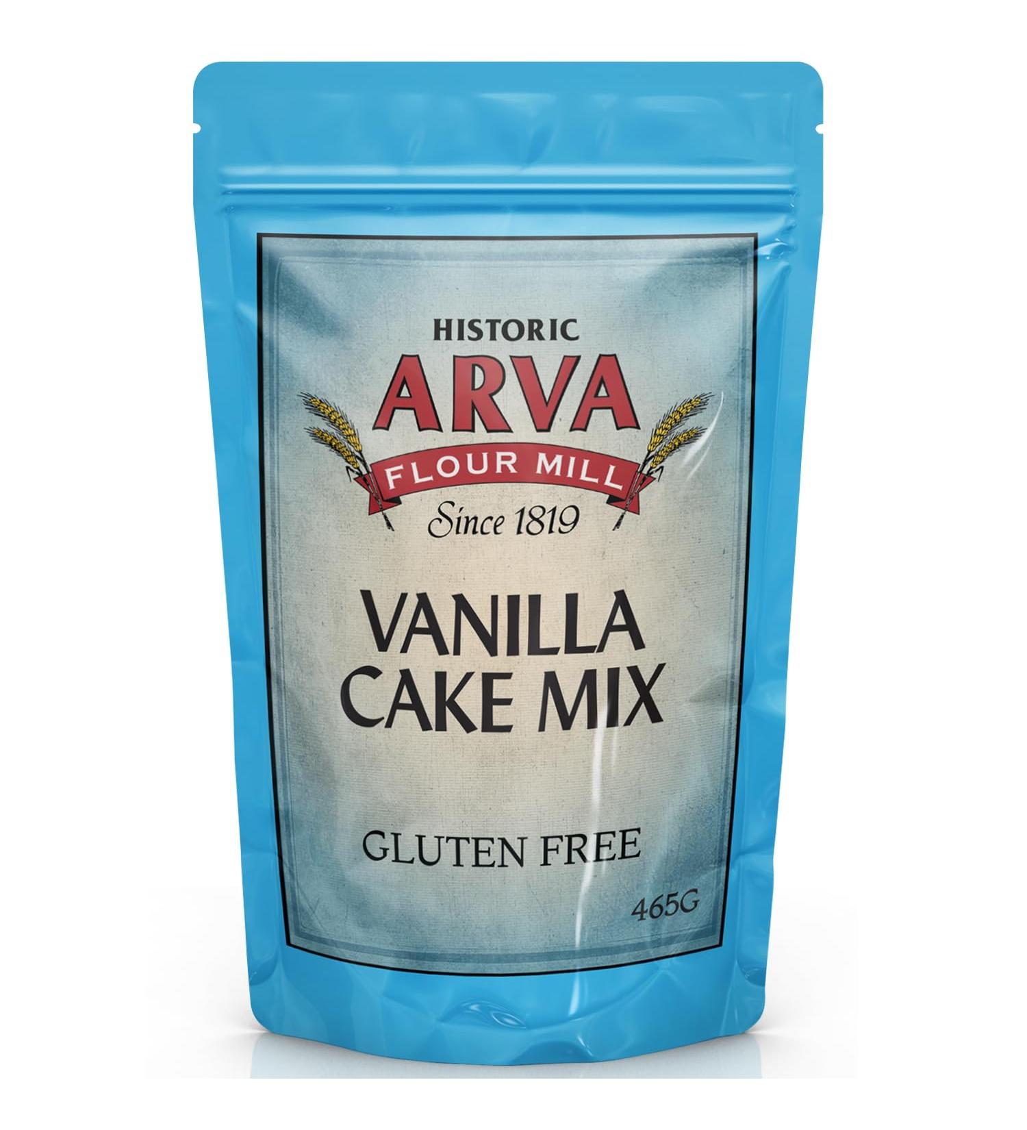 Gluten Free Cake Mix Vanilla Cake Mix 465g Makes a 9x9 Cake or 12 Cupcakes 100% GF Mix - Made in Canada by Arva Flour Mills - Buy Online on SooperMarket.com