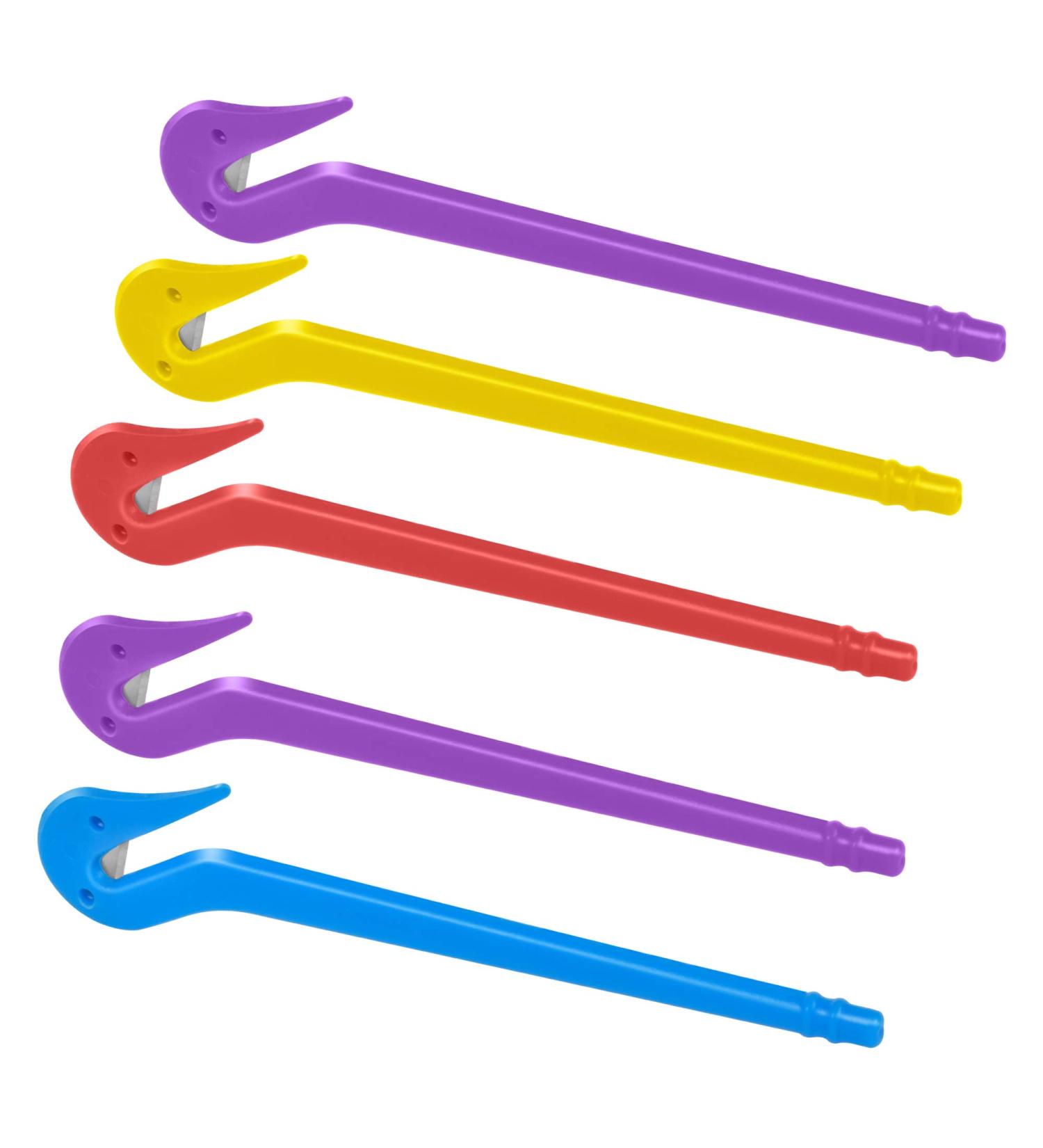 5 Pcs Elastic Hair Bands Remover Cutter Pony Picks for Cutting Pony Rubber Hair Ties No Pains No Harm Premium Ponytail Remover Tools (2Purple Blue Red Yellow) - Buy Online on SooperMarket.com