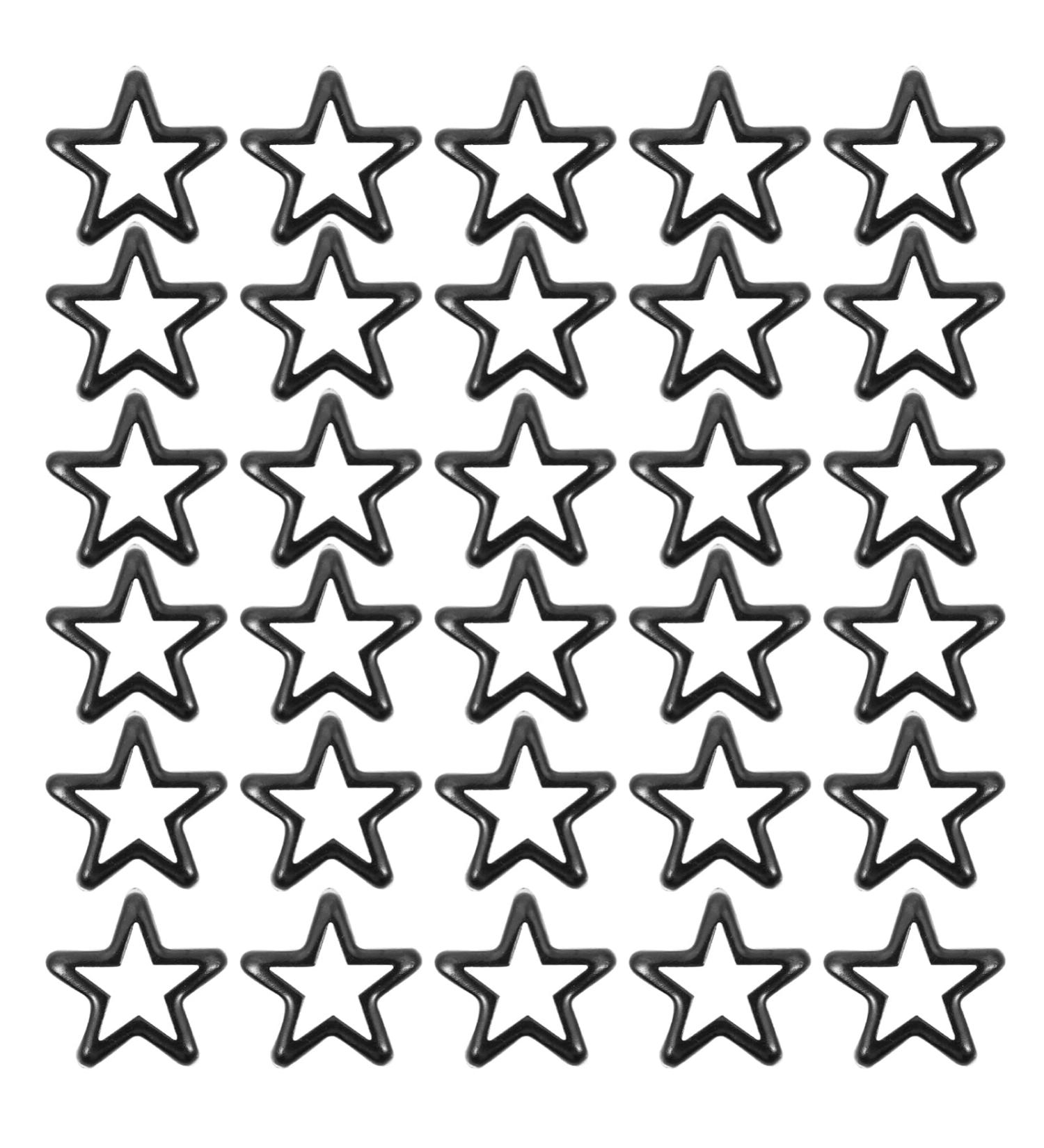 EXCEART 100 Pcs Five Claw Nail Leather Rivets Star Rivets for Leather Diy Cloth Material Degreasing Jacket Blackx2pcs 1.2X1.2CMx2pcs - Buy Online on SooperMarket.com