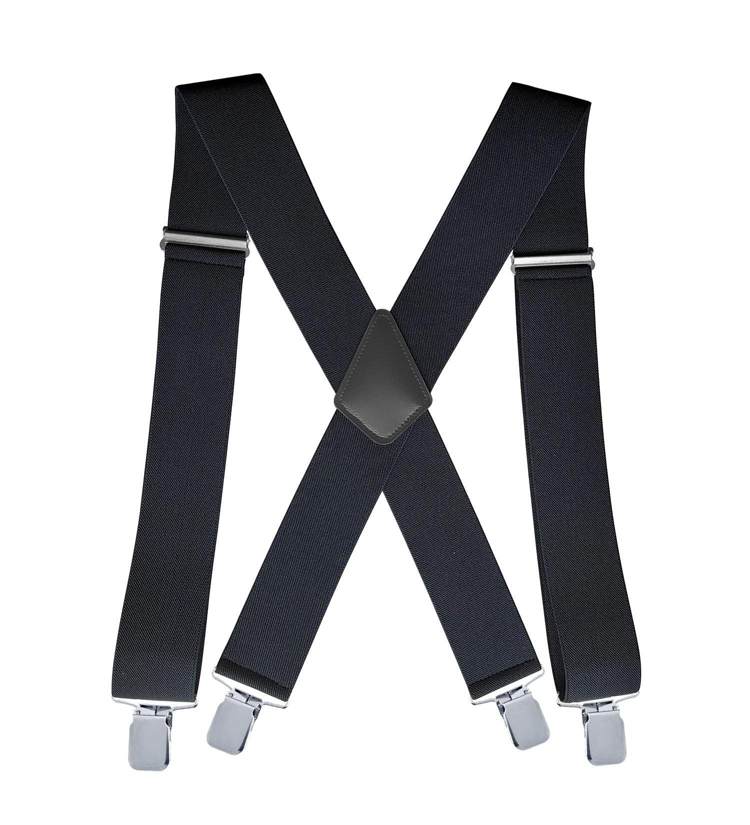 Adjustable Barley Direct H feG r Men s Braces - Elastic 4 Clip Braces for Work Pants Overalls & Jeans | International Shipping Available - Buy Online on SooperMarket.com