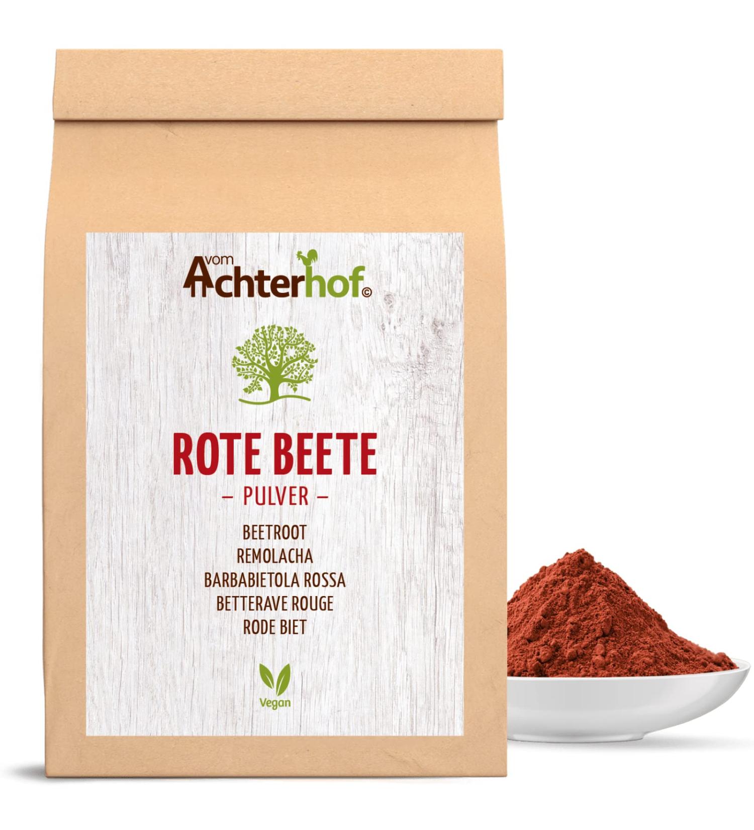 Beetroot Powder 100g - Raw & Cooked Use | Natural Colorant | Endig Hearty & Sweet | Achterhof - Buy Online on SooperMarket.com