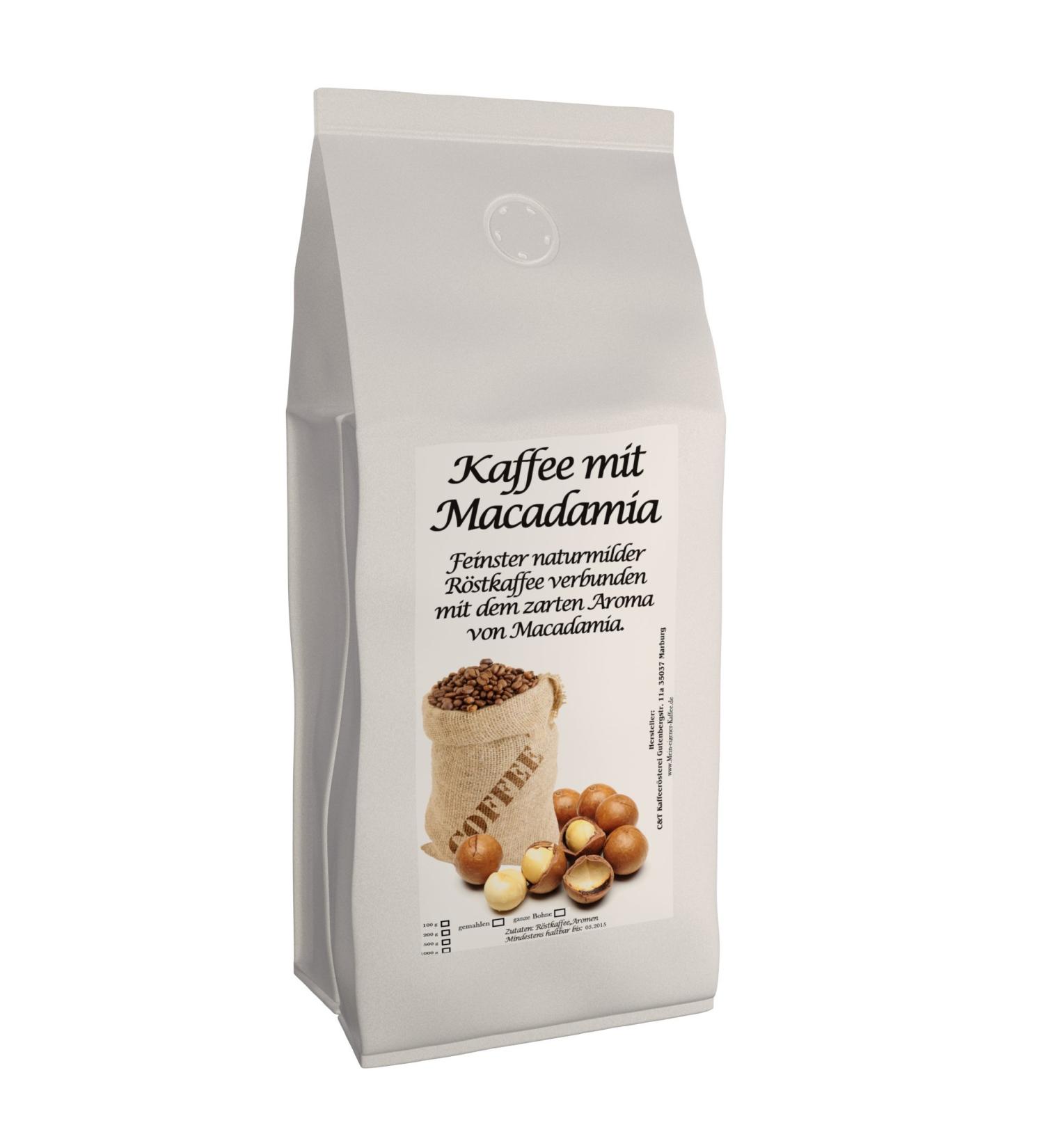 C&T Aroma Haffee 1kg Macadamia Flavored Coffee - Premium Quality Private Roasters International Shipping - Buy Online on SooperMarket.com