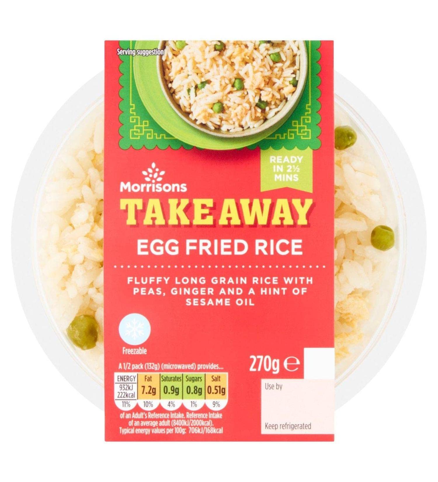 Morrisons Takeaway Egg Fried Rice 270g