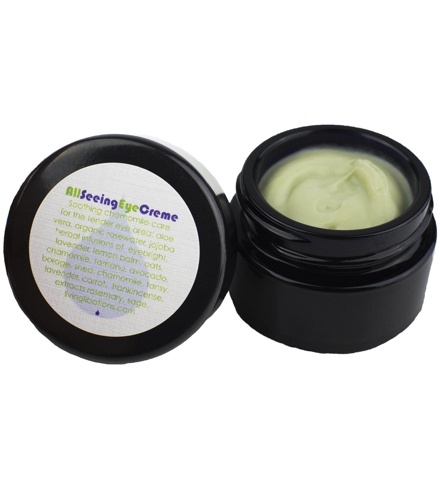 Living Libations - Organic All Seeing Opulent Eye Cr me | Natural  Wildcrafted  Vegan Clean Beauty (0.17 oz | 5 mL) 0.17 Fl Oz (Pack of 1)