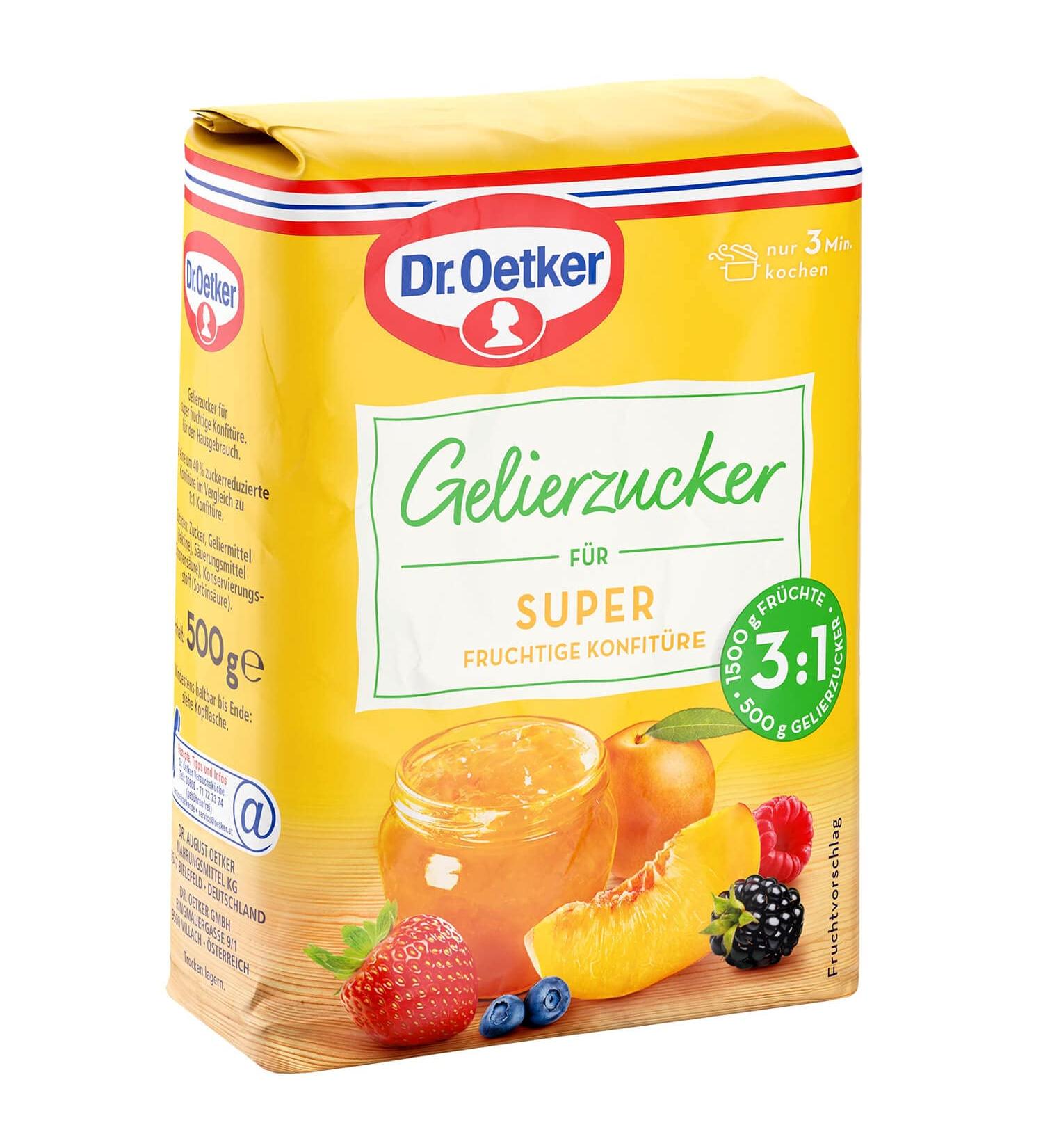 Dr. Oetker Super Preserving Sugar 500g - Perfect for Jam Making - Buy Online on SooperMarket.com