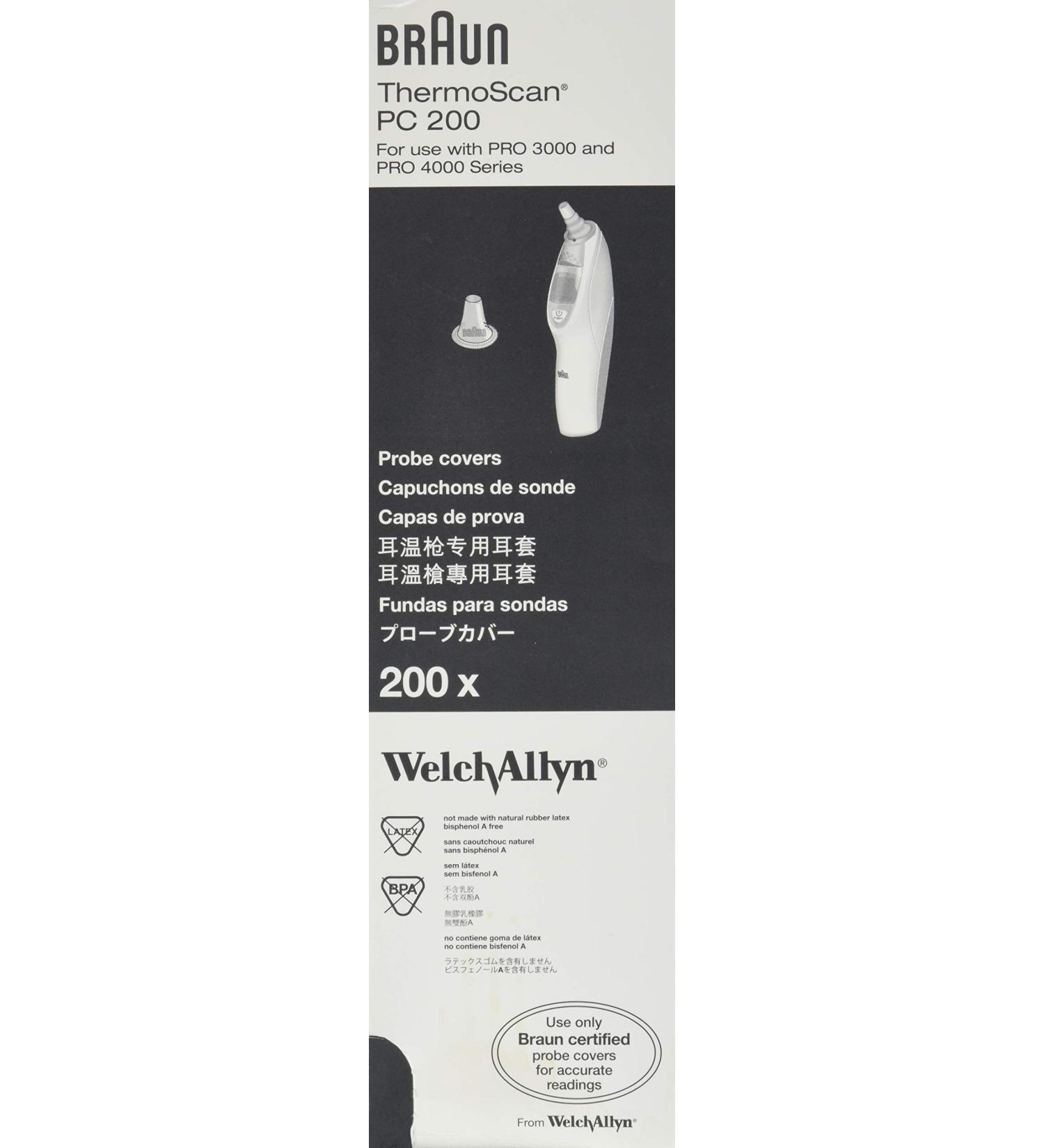 Braun PC 200 Probe Cover by Welch Allyn - 200 Pack - Buy Online on SooperMarket.com