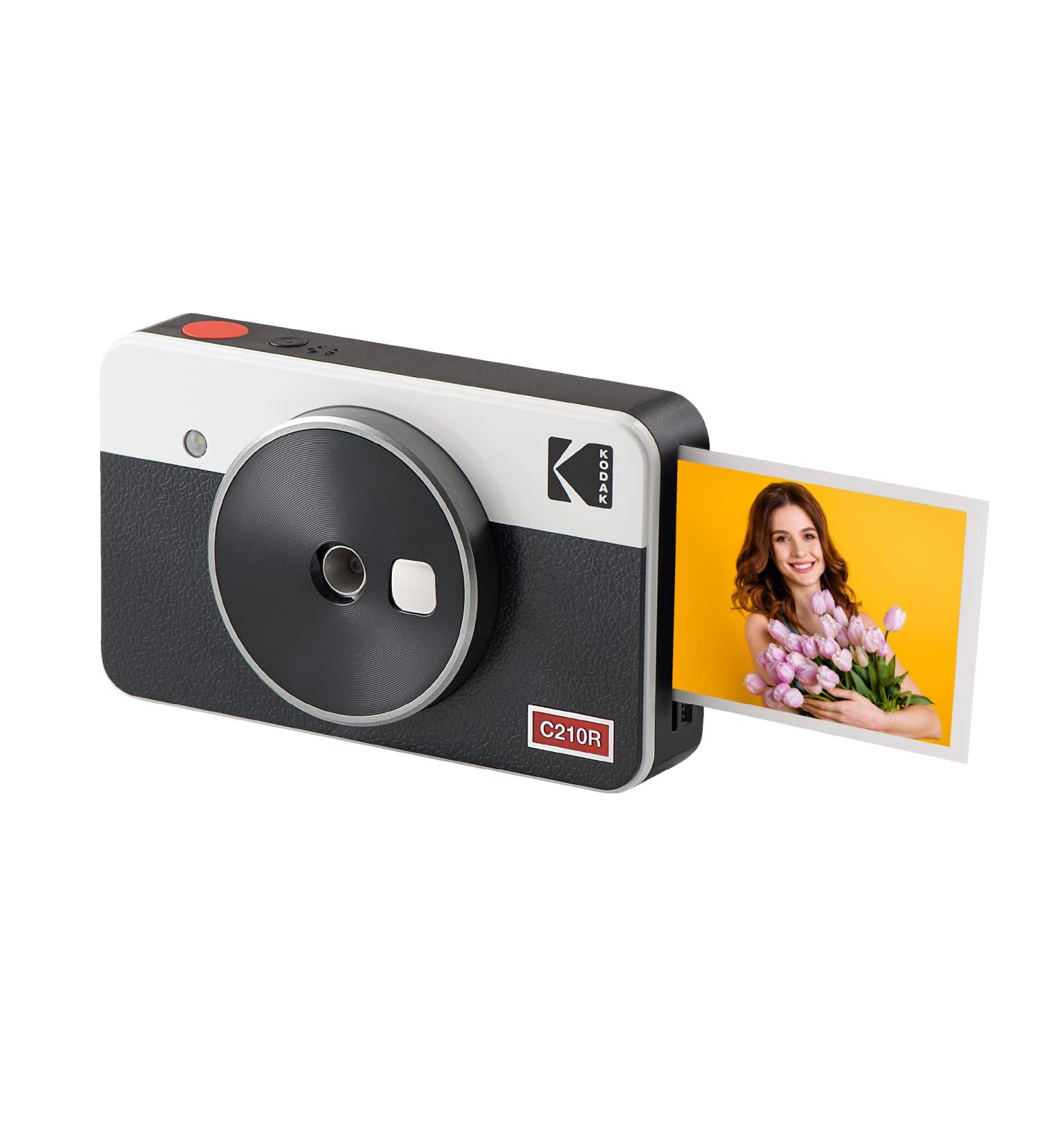 KODAK Mini Shot 2 Retro 4PASS 2-in-1 Instant Digital Camera and Photo Printer (2.1x3.4 inches) + 8 Sheets  White Printer + 8 Sheets White - Buy Online on SooperMarket.com