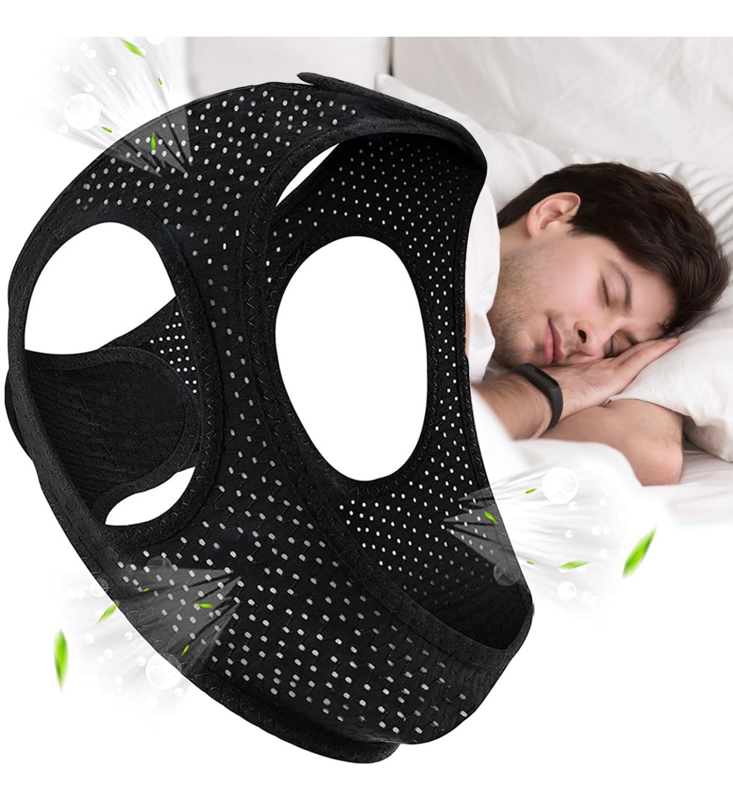 Chin Straps for Snoring - Effective Anti Snoring Devices - Adjustable Anti Snoring Devices - Soft and Breathable Anti-Snoring Chin Strap for Men and Women to Stop Snoring - Buy Online on SooperMarket.com