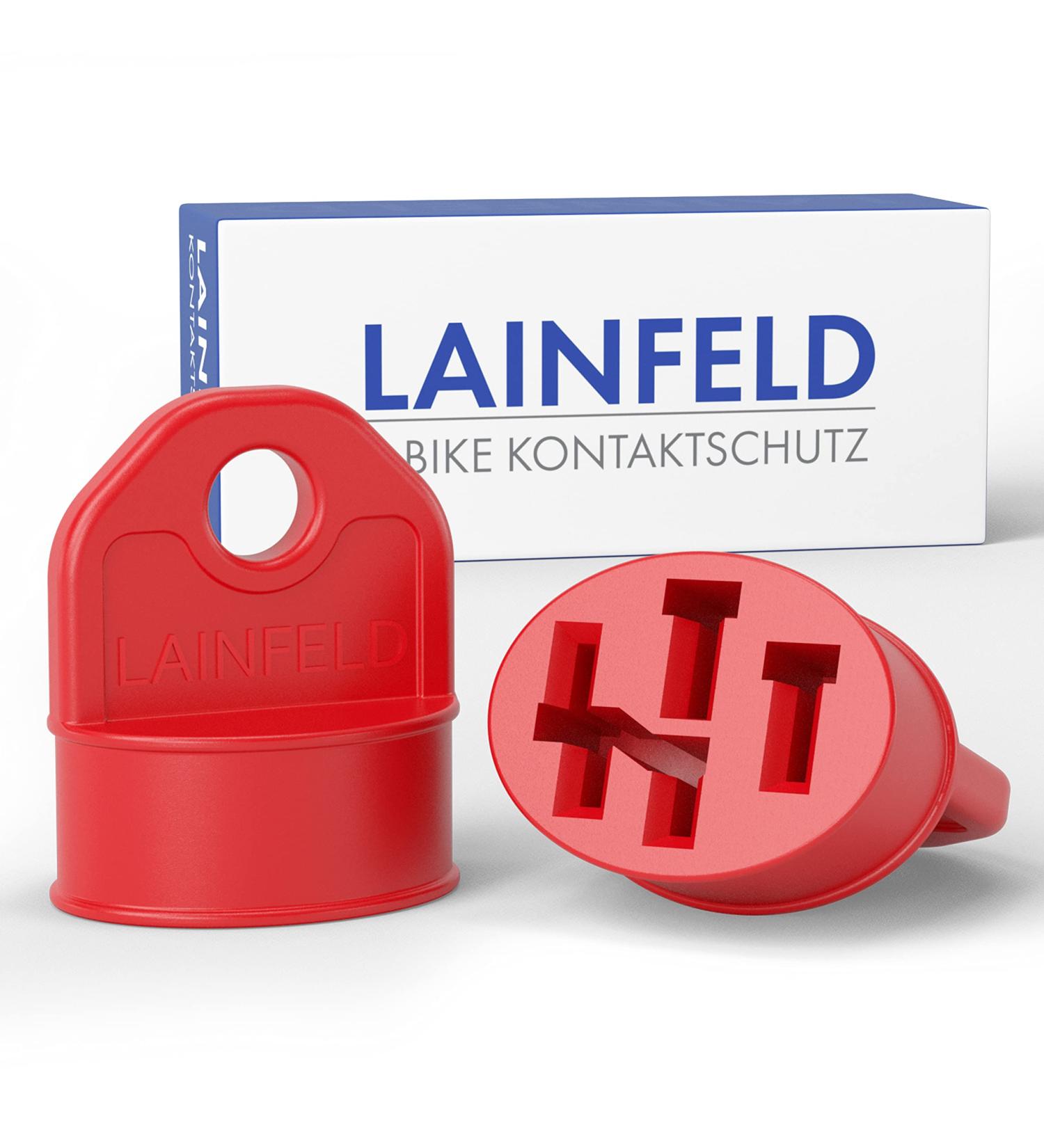 Lainfeld Contact Protection Cover for Bosch E-Bike | 2 Set Red | Waterproof Charging Cable PIN Cover | E-Bike Battery Accessories  - Buy Online on SooperMarket.com