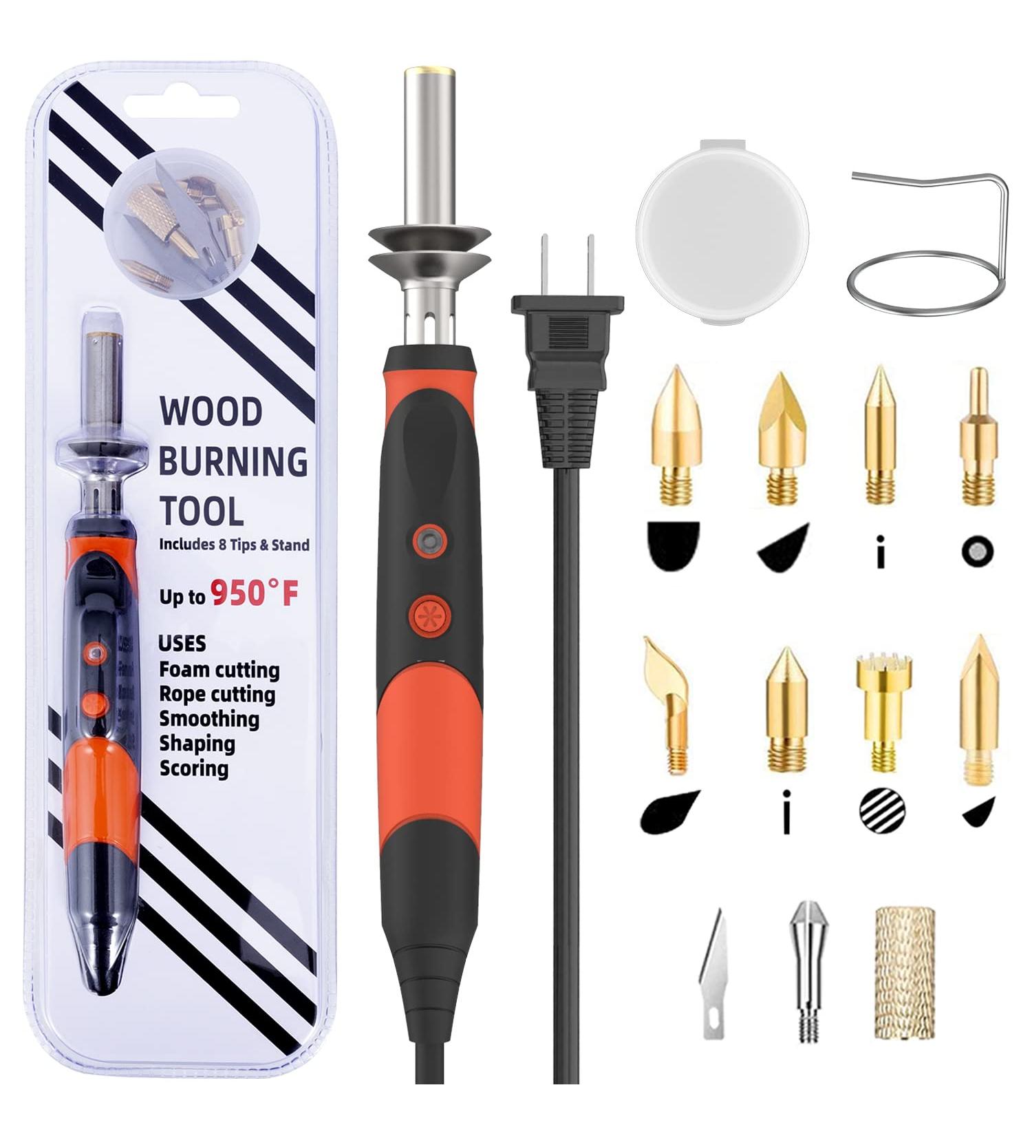 Wood Burning kit  Professional WoodBurning Pen Tool  DIY Creative Tools  Wood Burner for Embossing/Carving/Pyrography Suitable for Beginners Adults - Buy Online on SooperMarket.com
