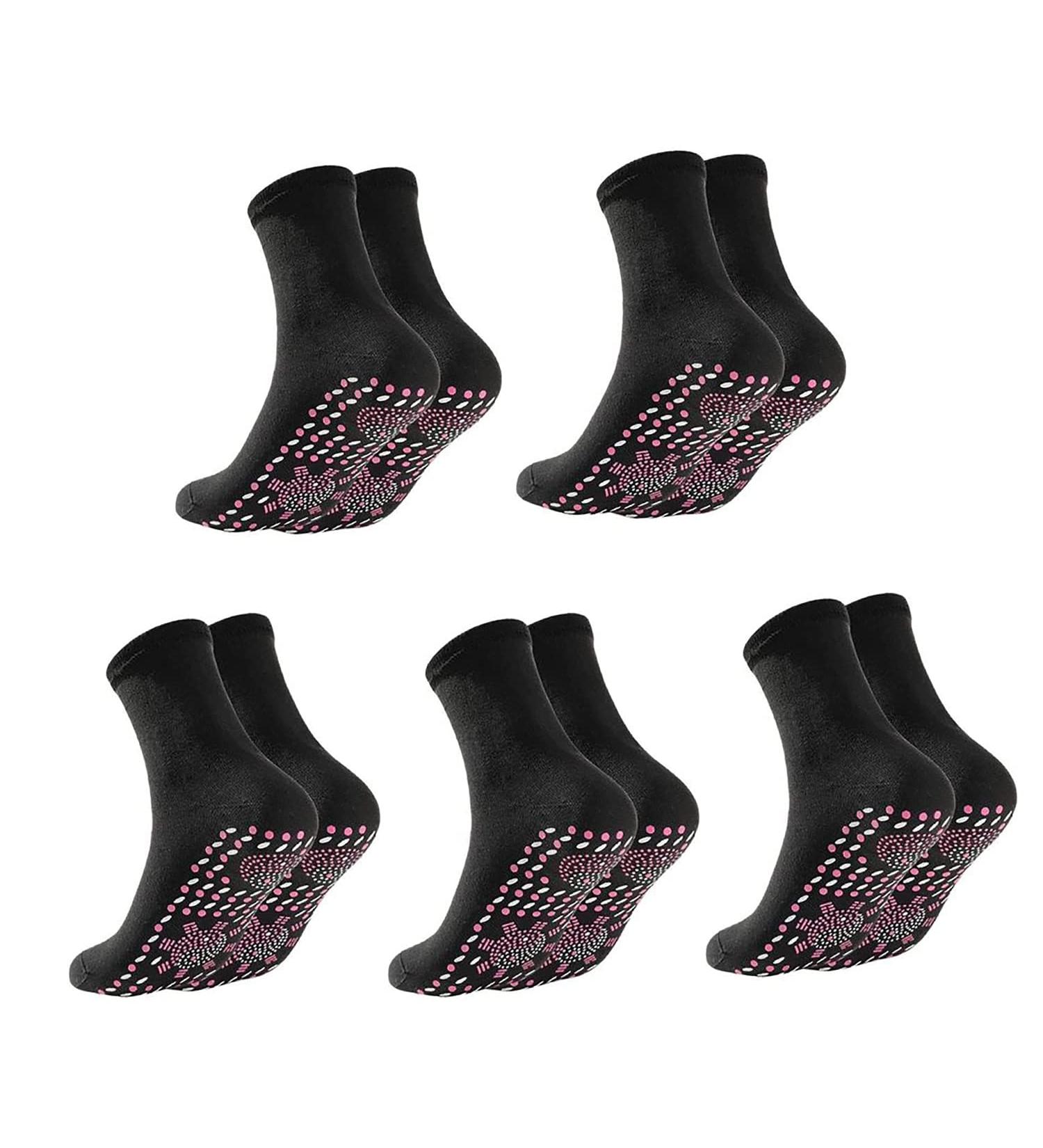Buy Dsliha Self-Warming Magnetic Field Therapy Socks - Unisex Tourmaline Winter Massage Socks for Hiking Skiing & Camping | International Shipping Available - Buy Online on SooperMarket.com