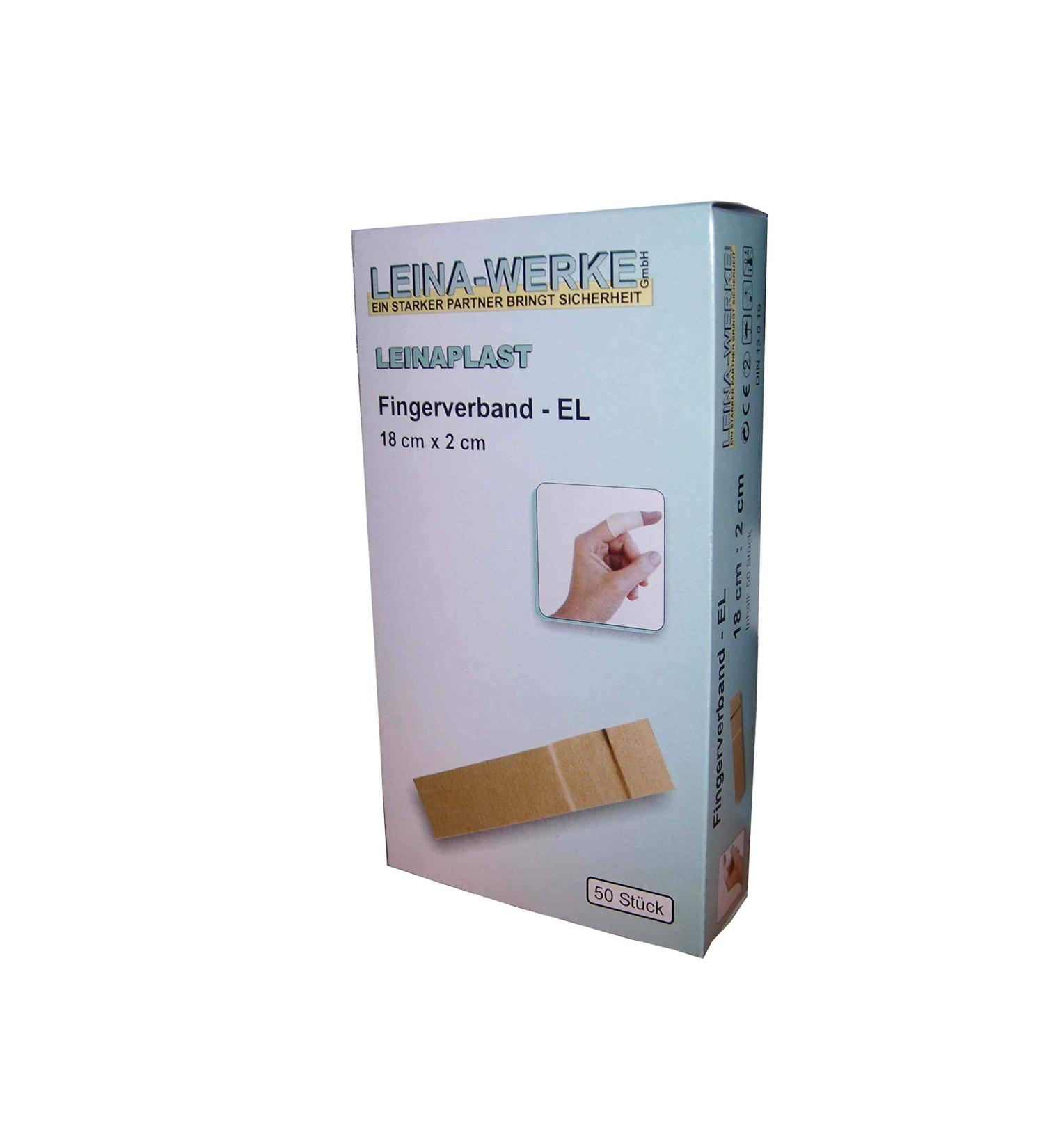 Leina Werke REF 72004 LEINAPLAST finger bandage 180 x 20 mm elastic EL