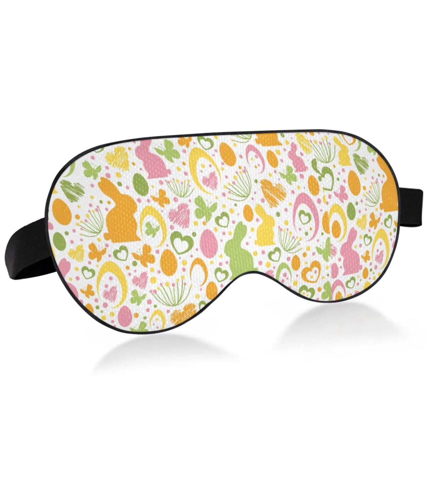 Haskirky Light Blocking Eye Mask Breathable and Adjustable Adult Men and Women Travel on Business Trips Yoga Meditation Light Smooth Comfortable Eye Mask Office Deep Sleep Goodies Rabbit Butterfly - Buy Online on SooperMarket.com