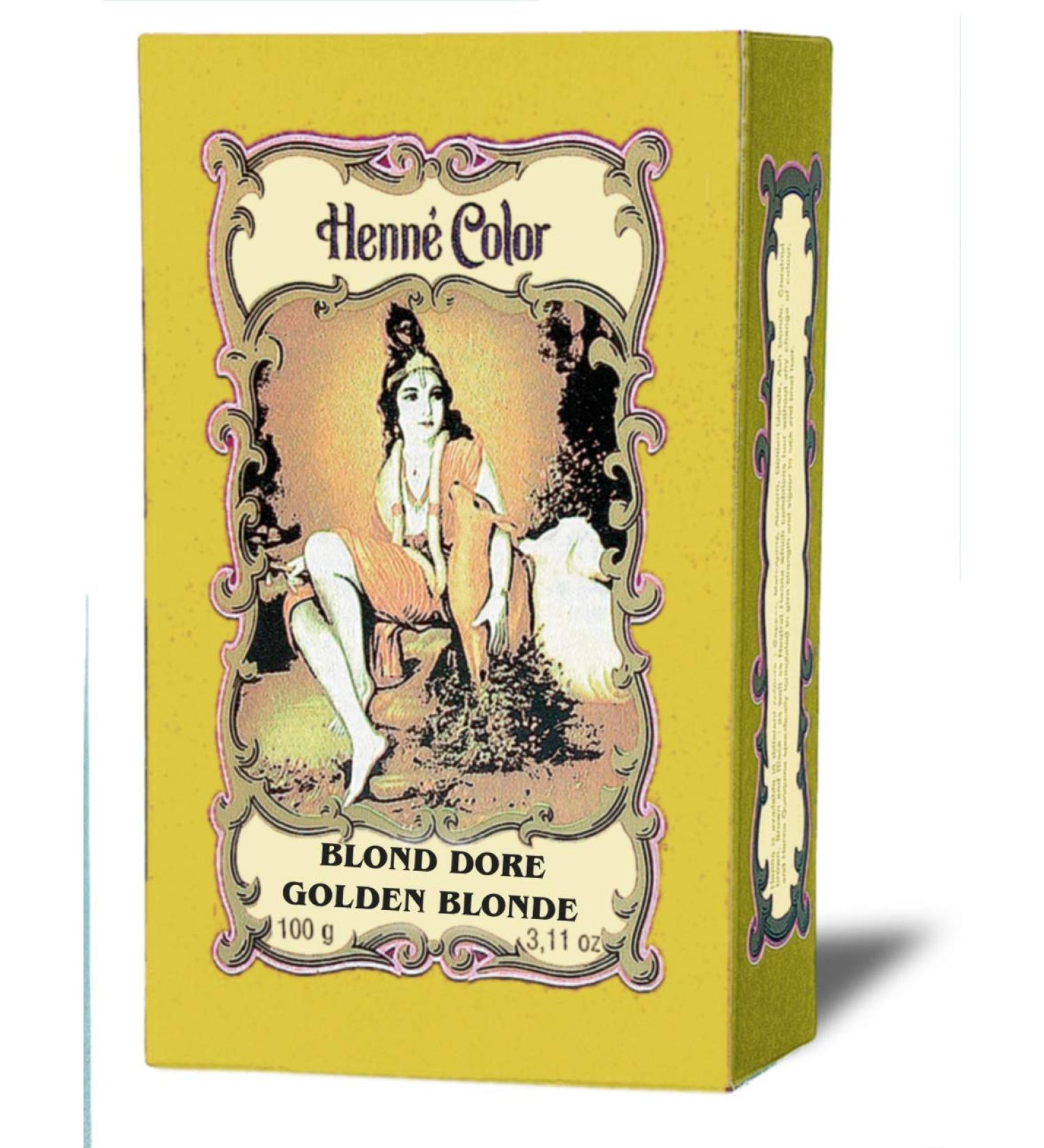 Henna Golden Blonde Hair Dye Powder - 100g Natural & Vegan | International Shipping - Buy Online on SooperMarket.com