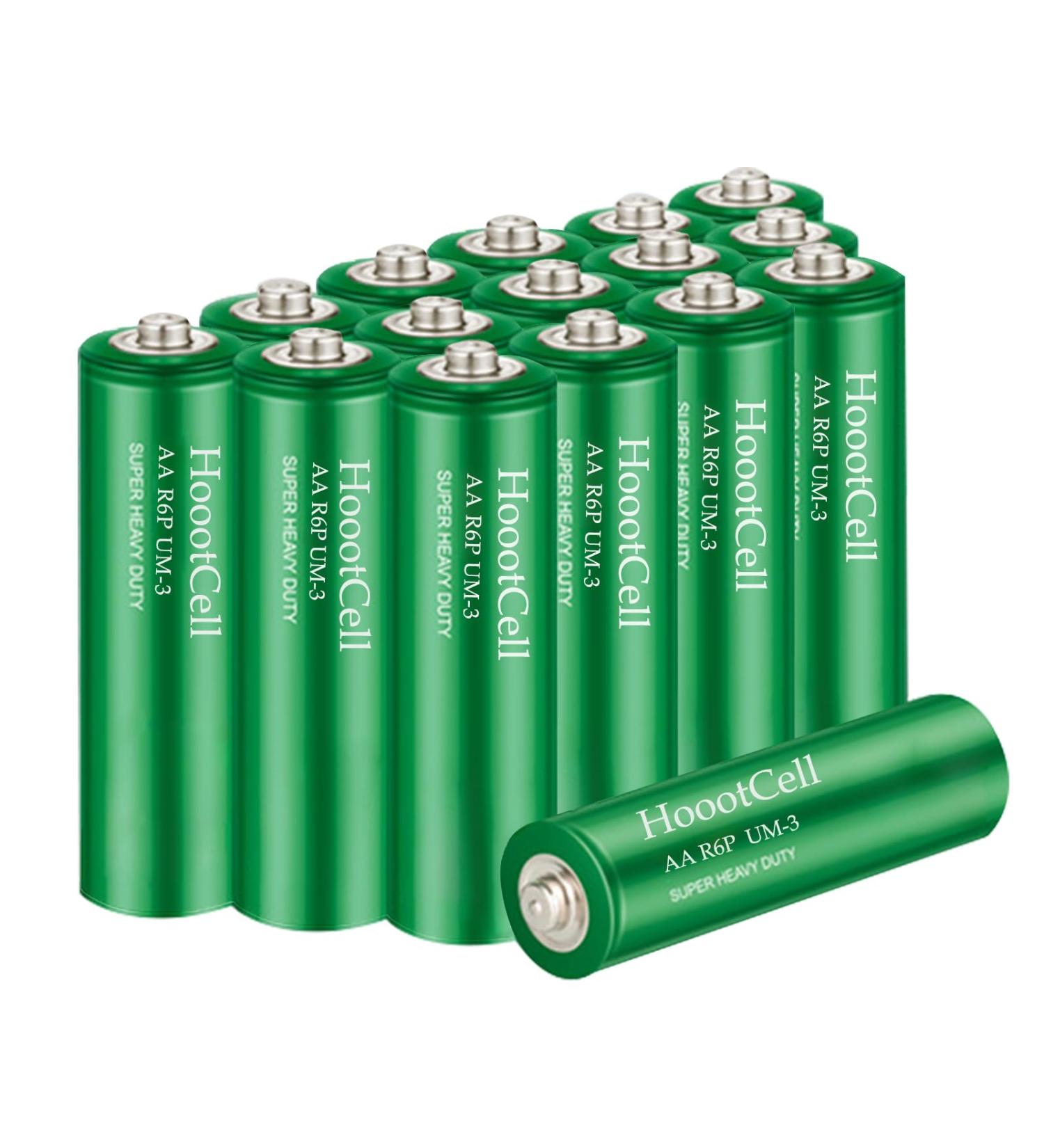 Buy AA Batteries - 16 Count Leakproof 1.5V Long-lasting Carbon Zinc Batteries for International Shipping - Buy Online on SooperMarket.com
