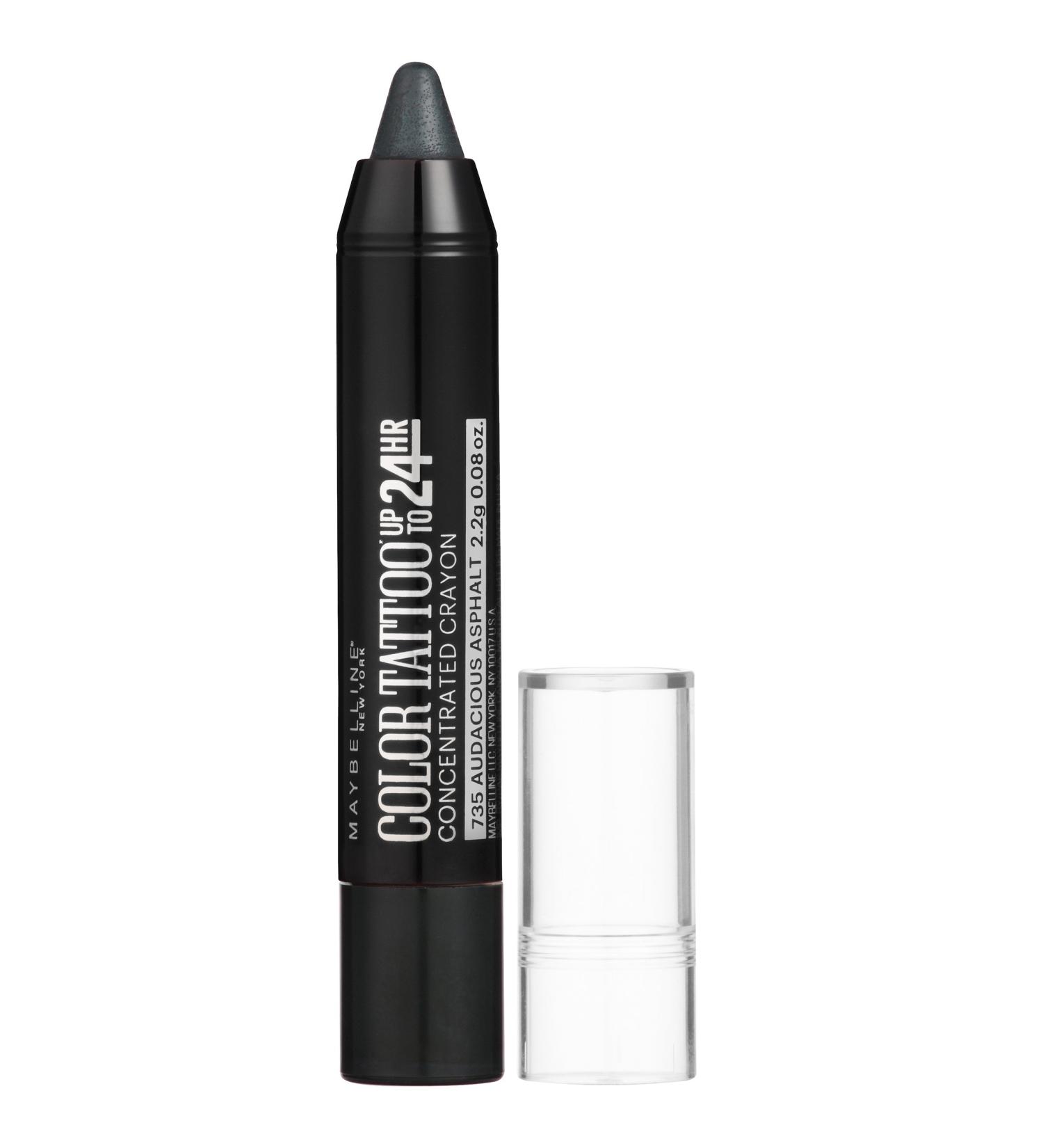 Maybelline Eyestudio Color Tattoo Crayon 735 Audacious Asphalt - 0.08 oz - Buy Online on SooperMarket.com