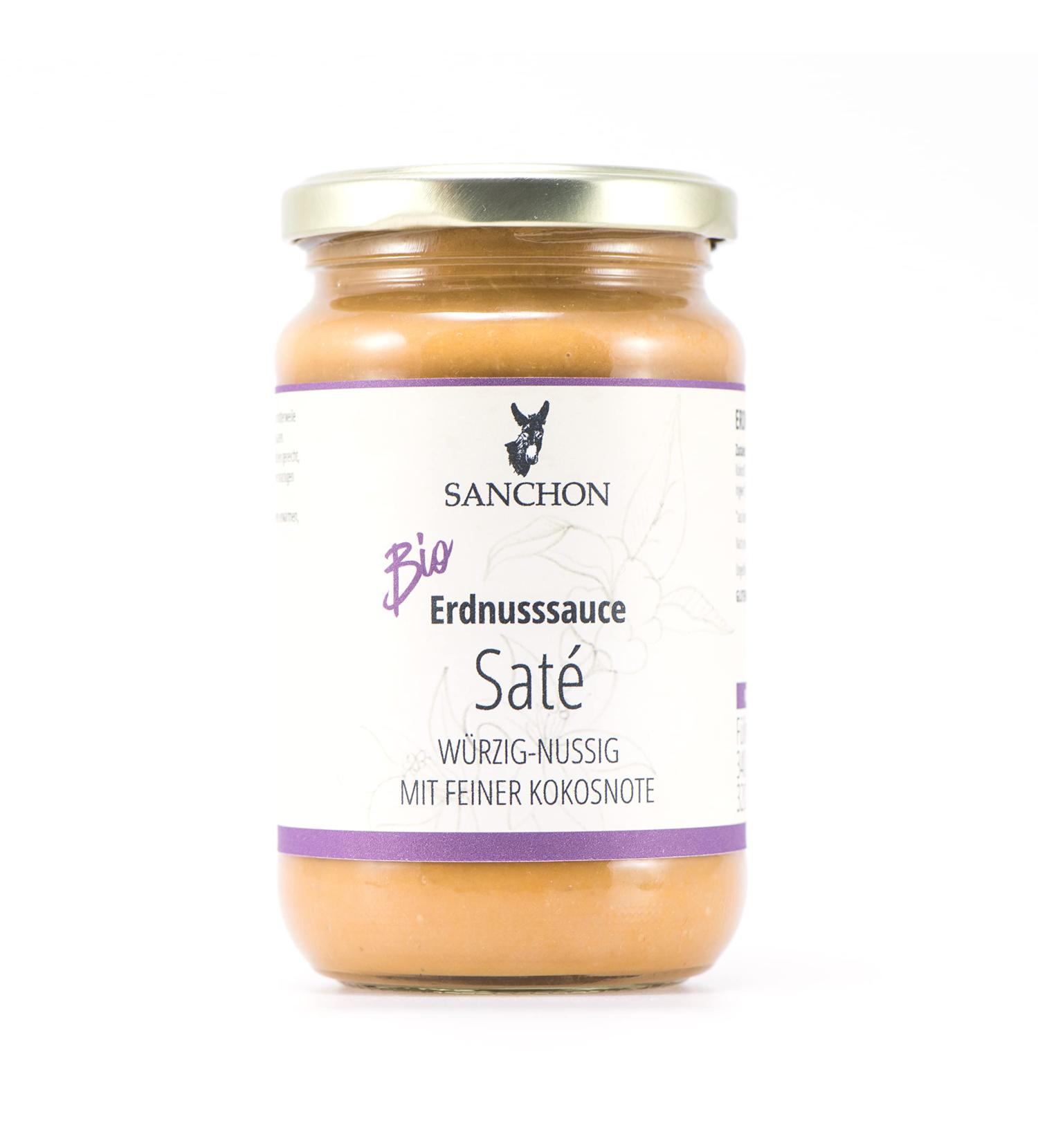 Organic Peanut Sauce Sat Sanchon (2 x 340 gr)