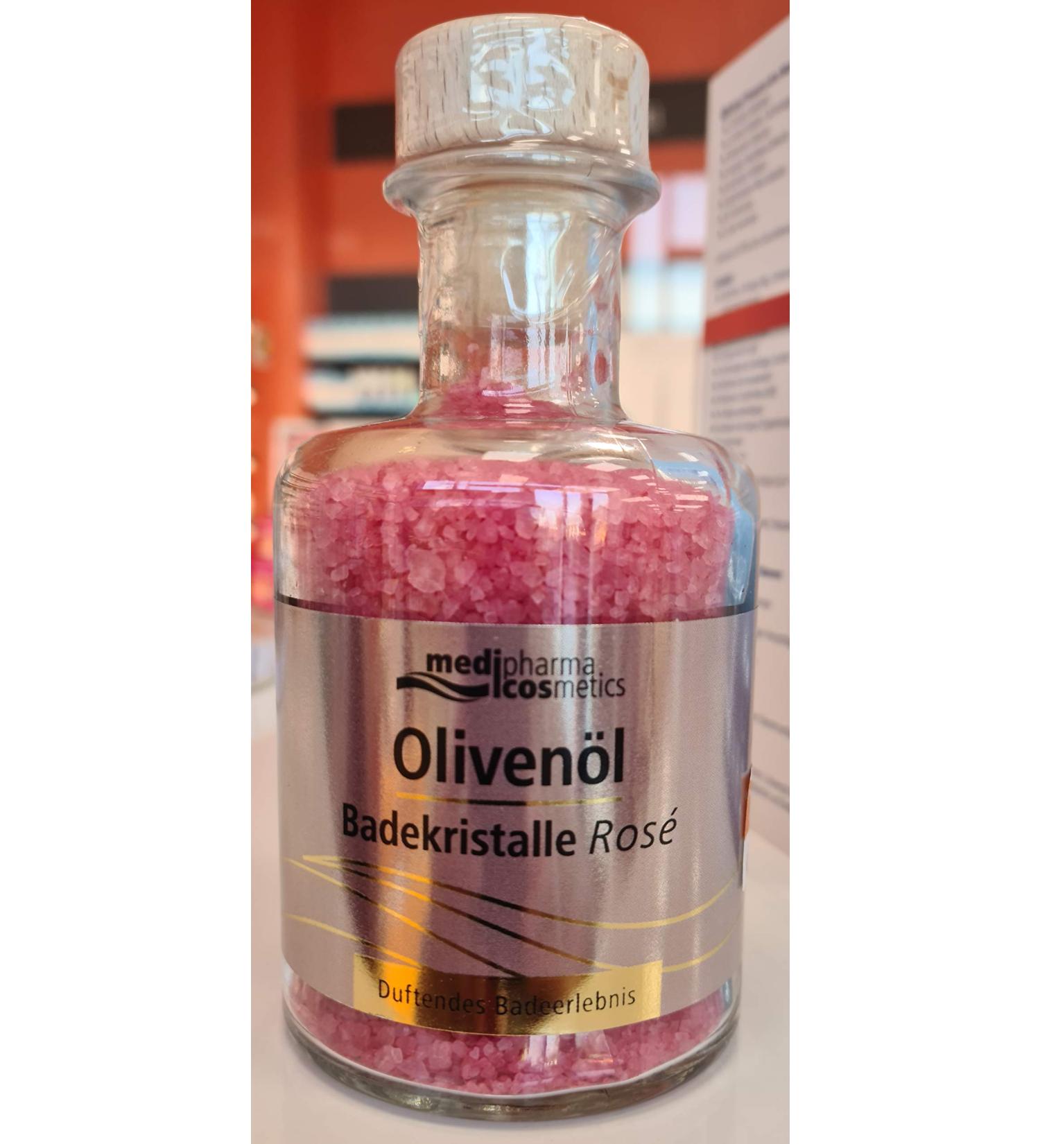 Premium Olive Oil Bathing Crystals with Rose - 250g for Luxurious Skincare | International Shipping Available - Buy Online on SooperMarket.com