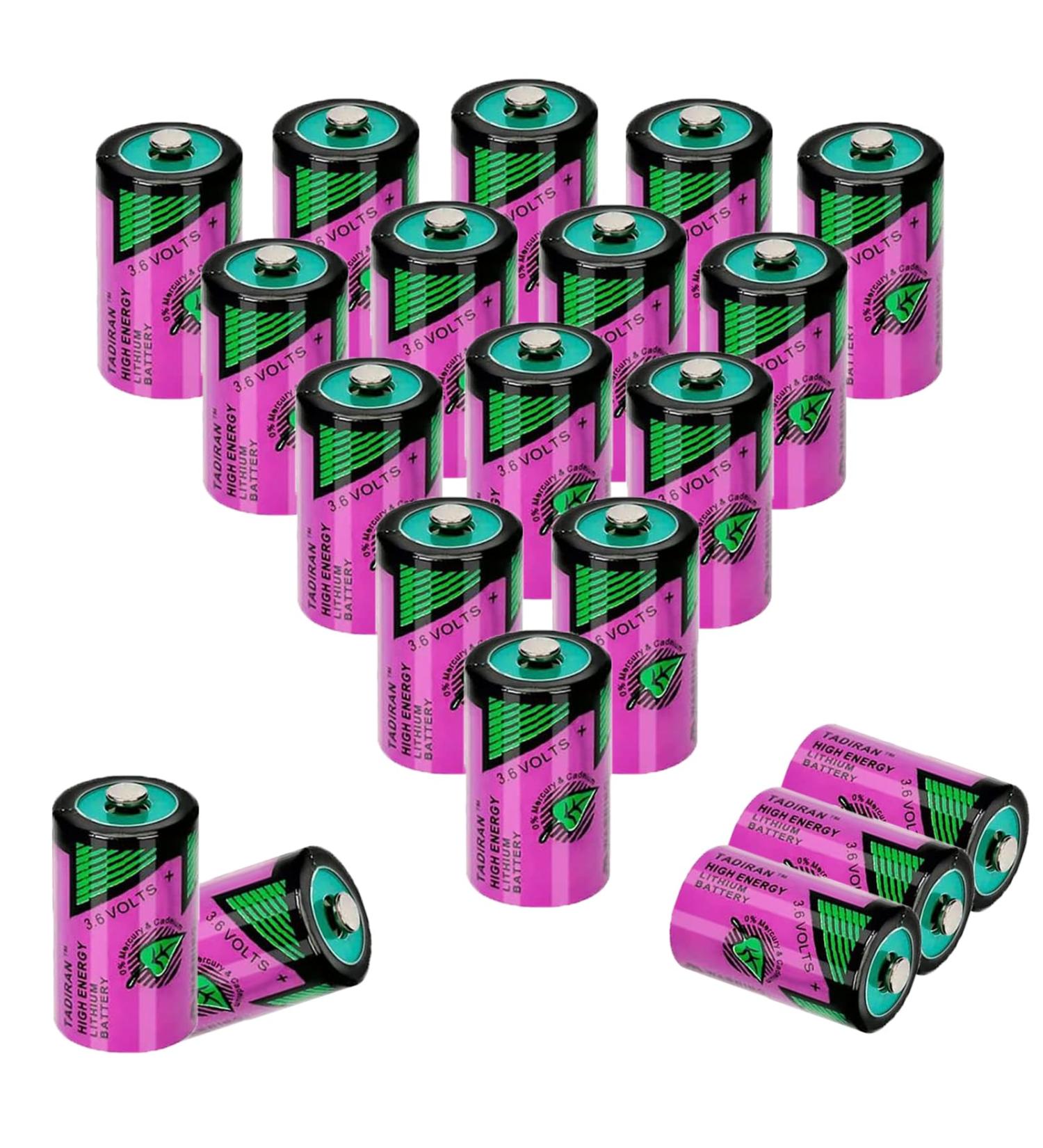 Buy TL-5902 Battery 1200mAh 3.6V - 20 Pack | Replacement for Tadiran ER14250 SL-350TL-5902/S TL-2150/S - Fast International Shipping - Buy Online on SooperMarket.com