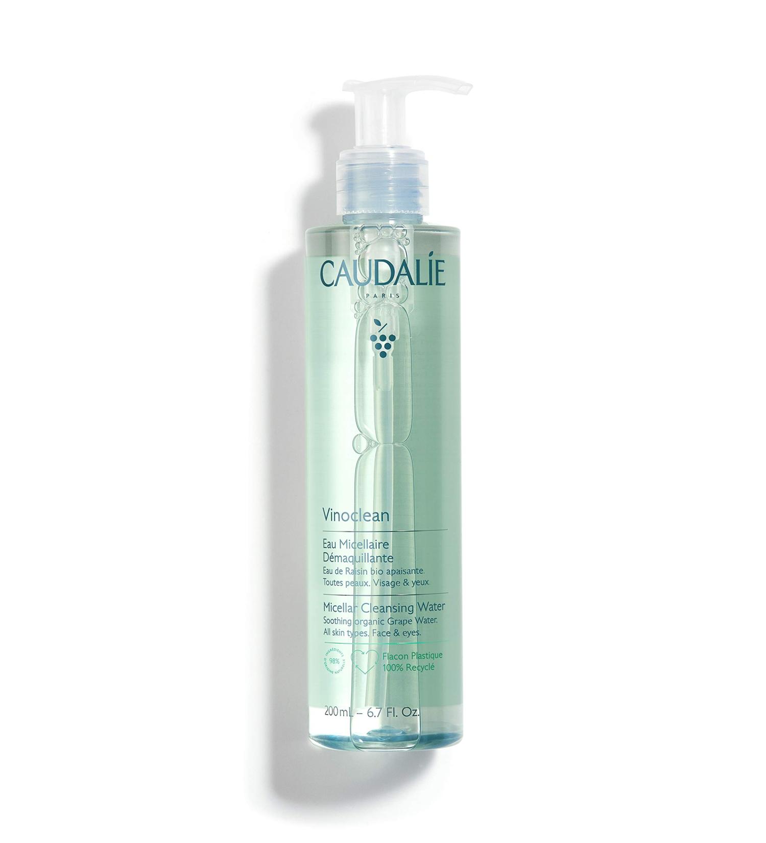 Vinoclean Micellar Cleansing Water 6.7 Fl Oz - Gentle Makeup Remover and Skin Cleanser - Buy Online on SooperMarket.com