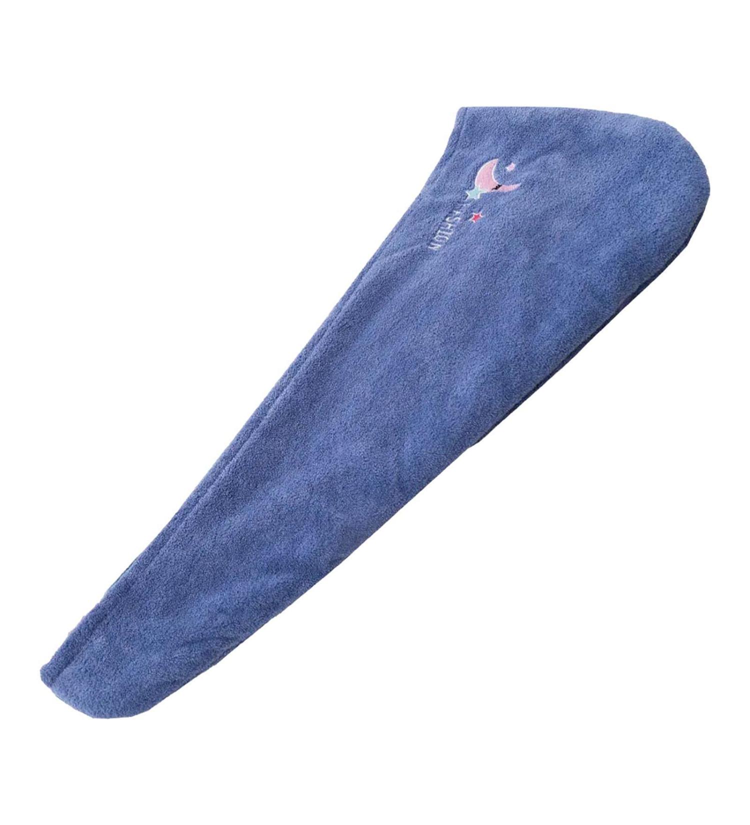 10 Pack Microfiber Hair Towels - Soft Absorbent Quick-Drying Turban for Curly Hair - Easy to Use for Wet Hair - Buy Online on SooperMarket.com