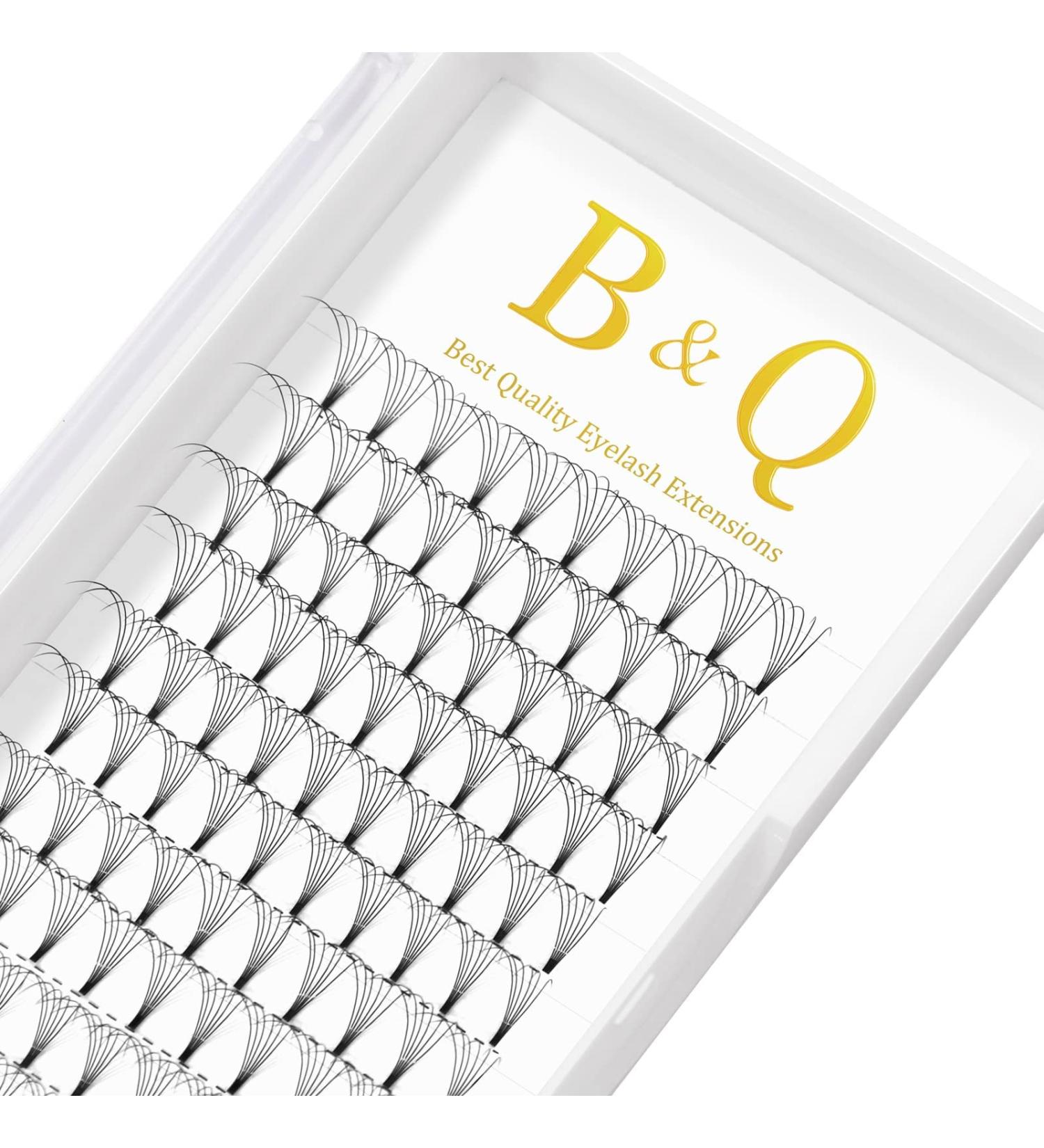 6D-C-0.07-15 Short Stem Pre Made Fan Russian Volume Lashes by B&Q LASH - 6D 0.07 C 15mm - Buy Online on SooperMarket.com