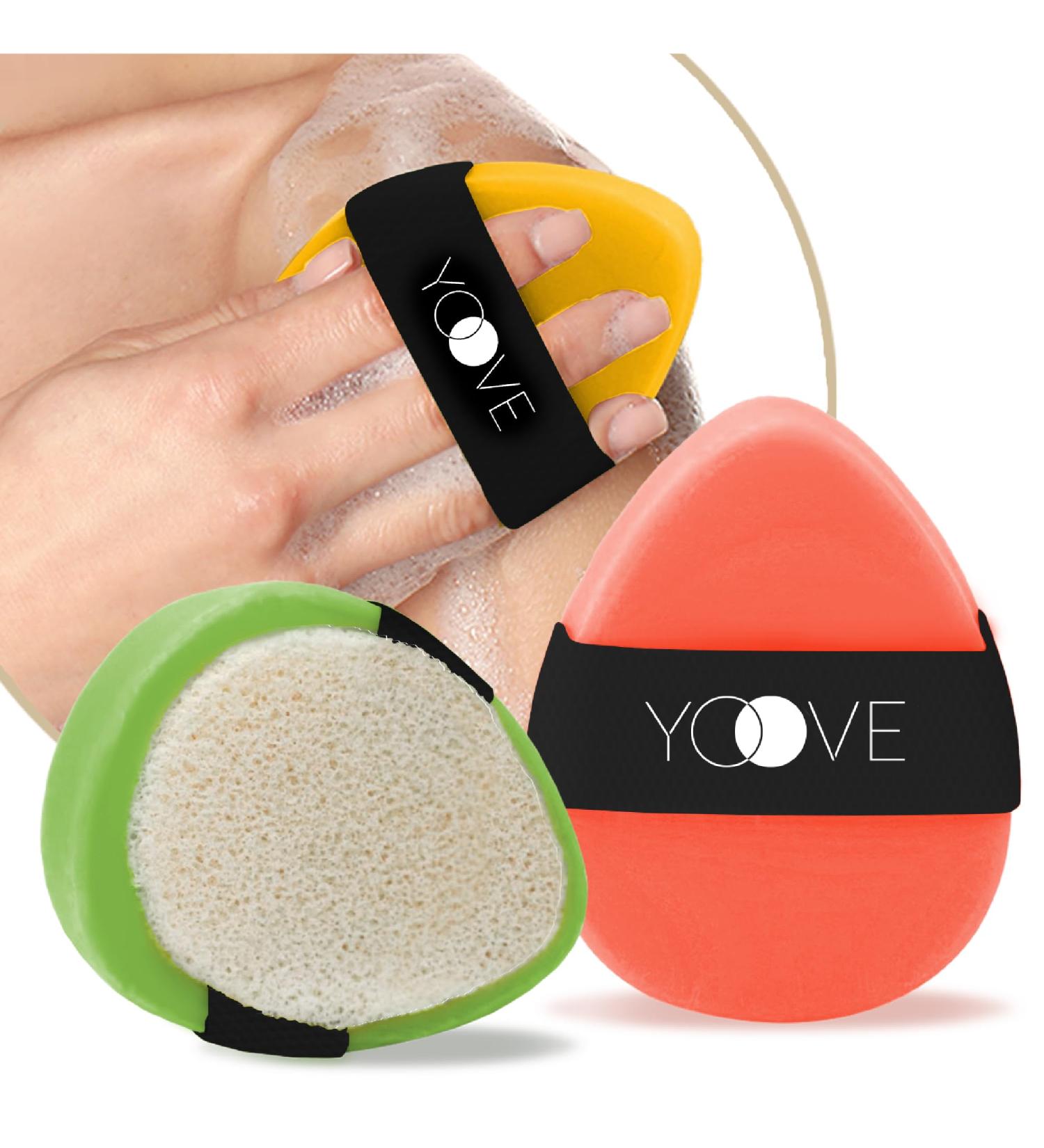 Yoove Fresh Fruit Soap 3-Pack | Antioxidant Rich Pomegranate Passion Fruit & Citrus Bar Soap for Nourished Radiant Skin | Natural Exfoliating Scrubber - Buy Online on SooperMarket.com