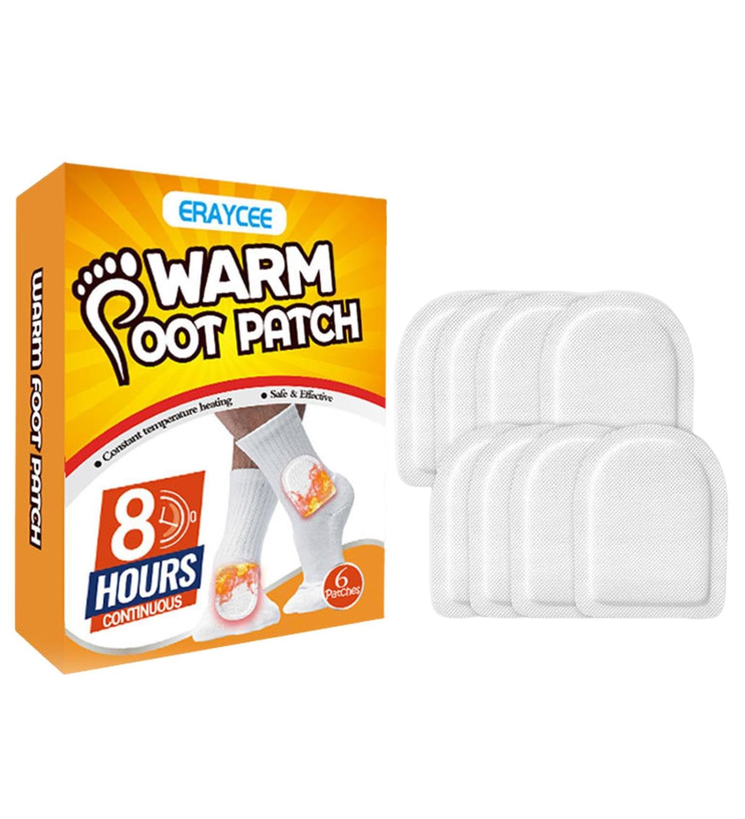 Hudhow's Self-Adhesive Heating Paving - 6 Safe Foot Warmers for Outdoor Activities Skiing & Hiking | Stay Warm This Winter! - Buy Online on SooperMarket.com