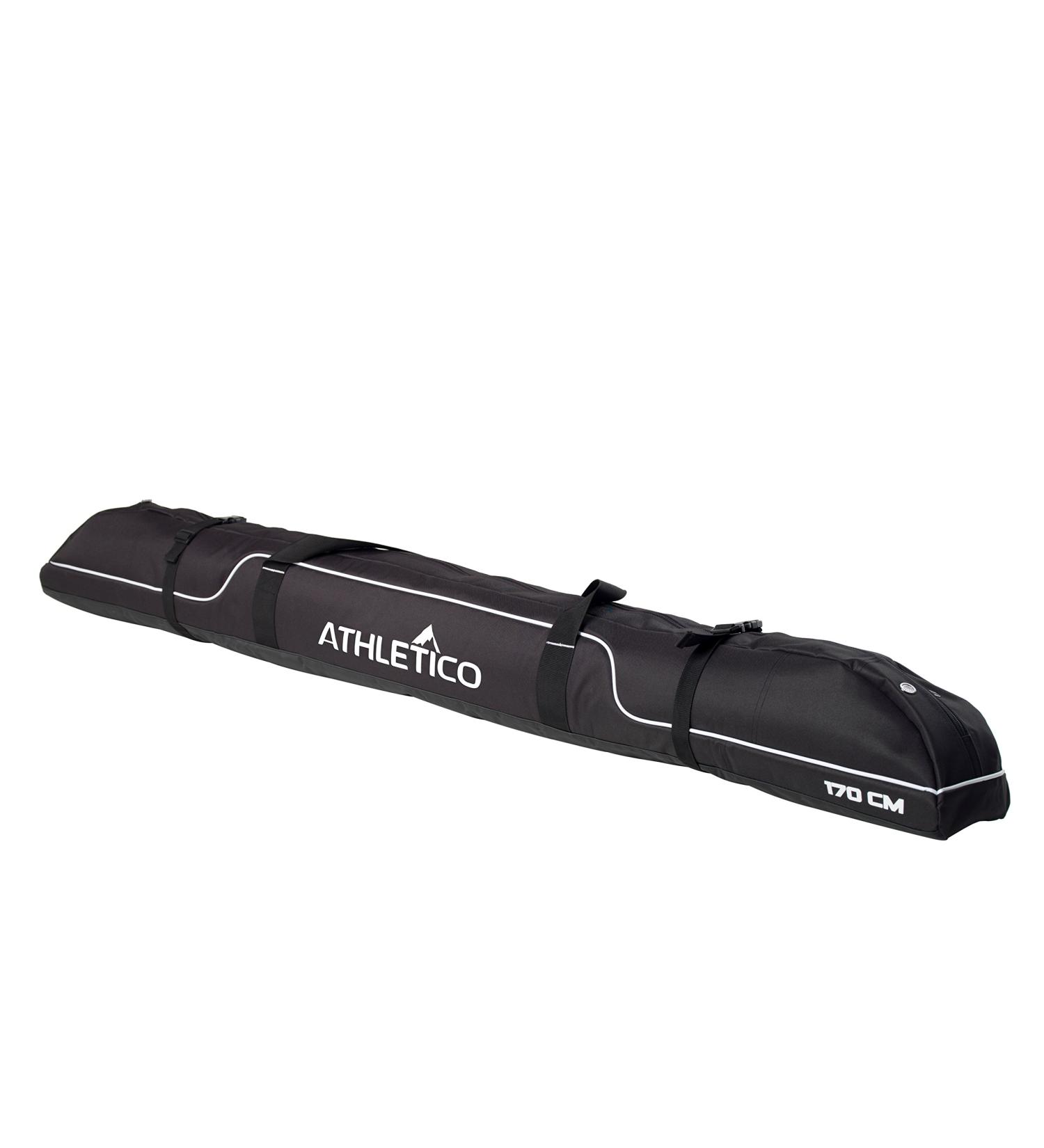 Athletico Diamond Trail Padded Ski Bag - Black 170cm - Single Ski Travel Bag - Buy Online on SooperMarket.com