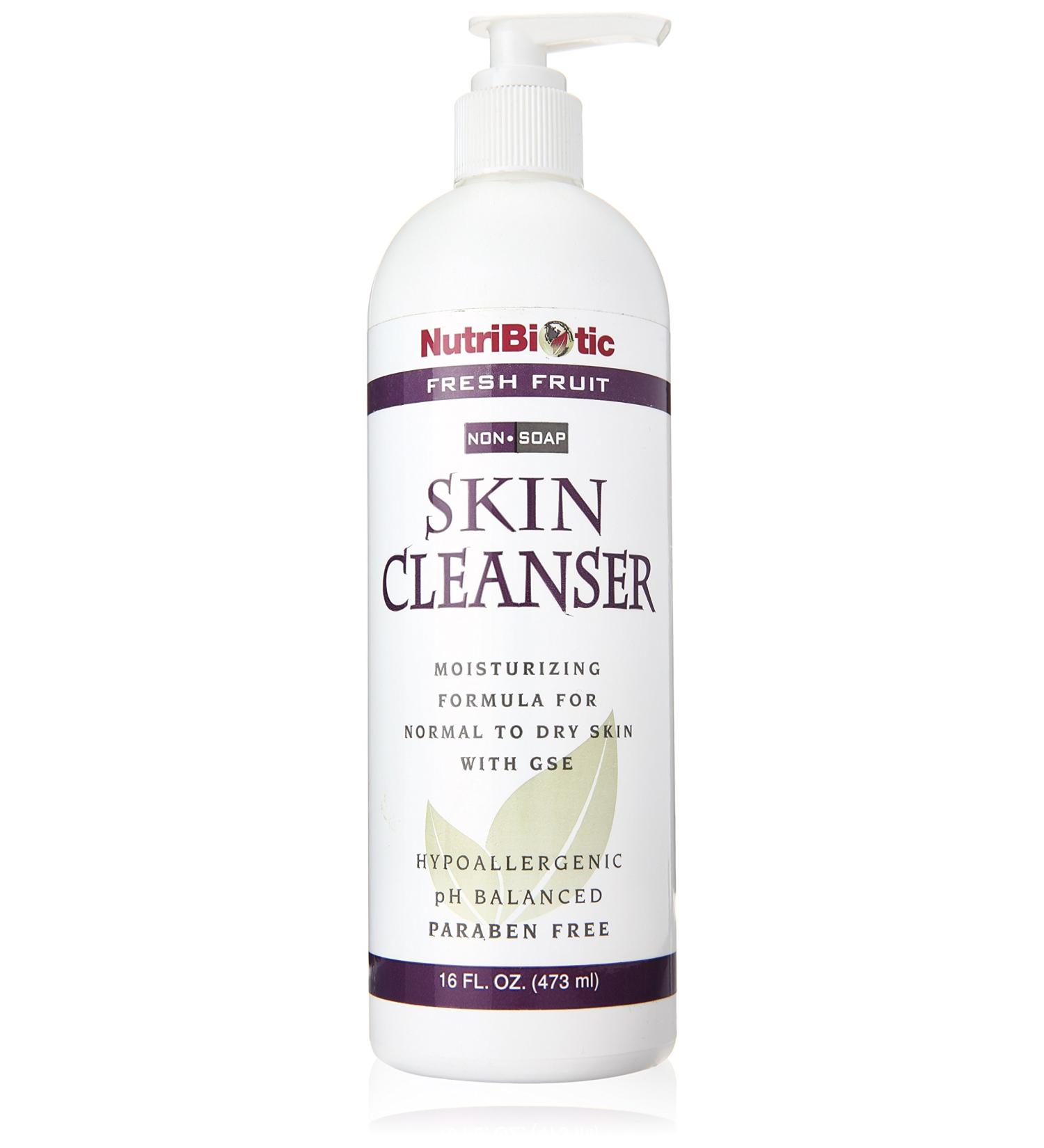 NutriBiotic Fresh Fruit Skin Cleanser - Non-Soap 16 fl oz | Natural Skincare - Buy Online on SooperMarket.com