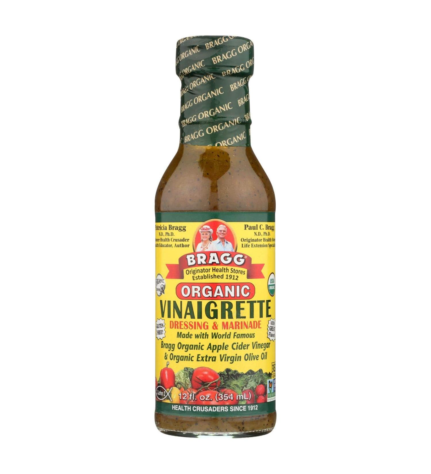 Bragg Organic Dressing & Marinade with Apple Cider Vinegar Vinaigrette 12 fl oz (354 ml)