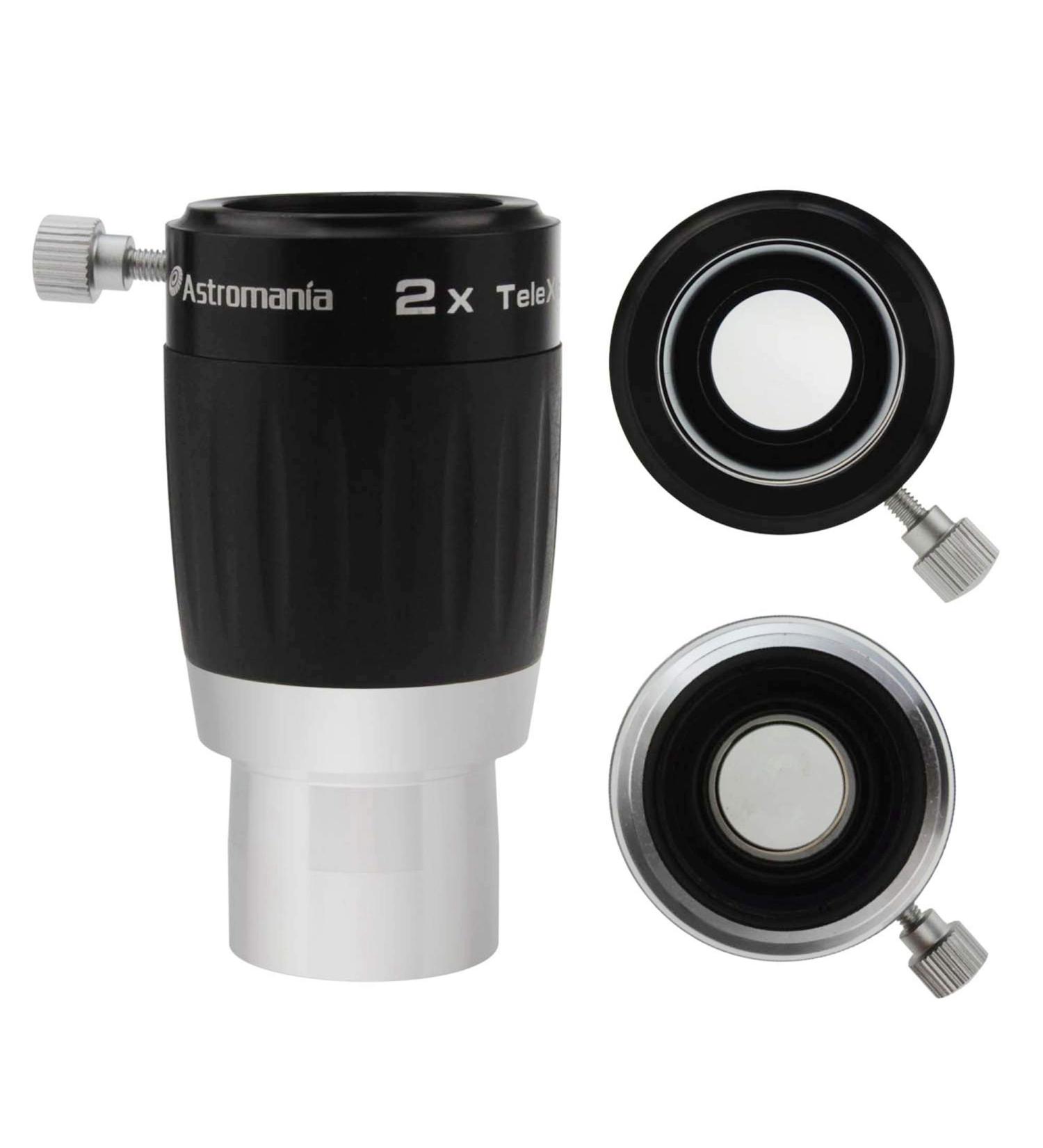 Astromania 1.25 3-Elements 2X TeleXtender Premium Barlow Lens - Apochromatic Barlow Lens for Excellent Image Quality - Buy Online on SooperMarket.com