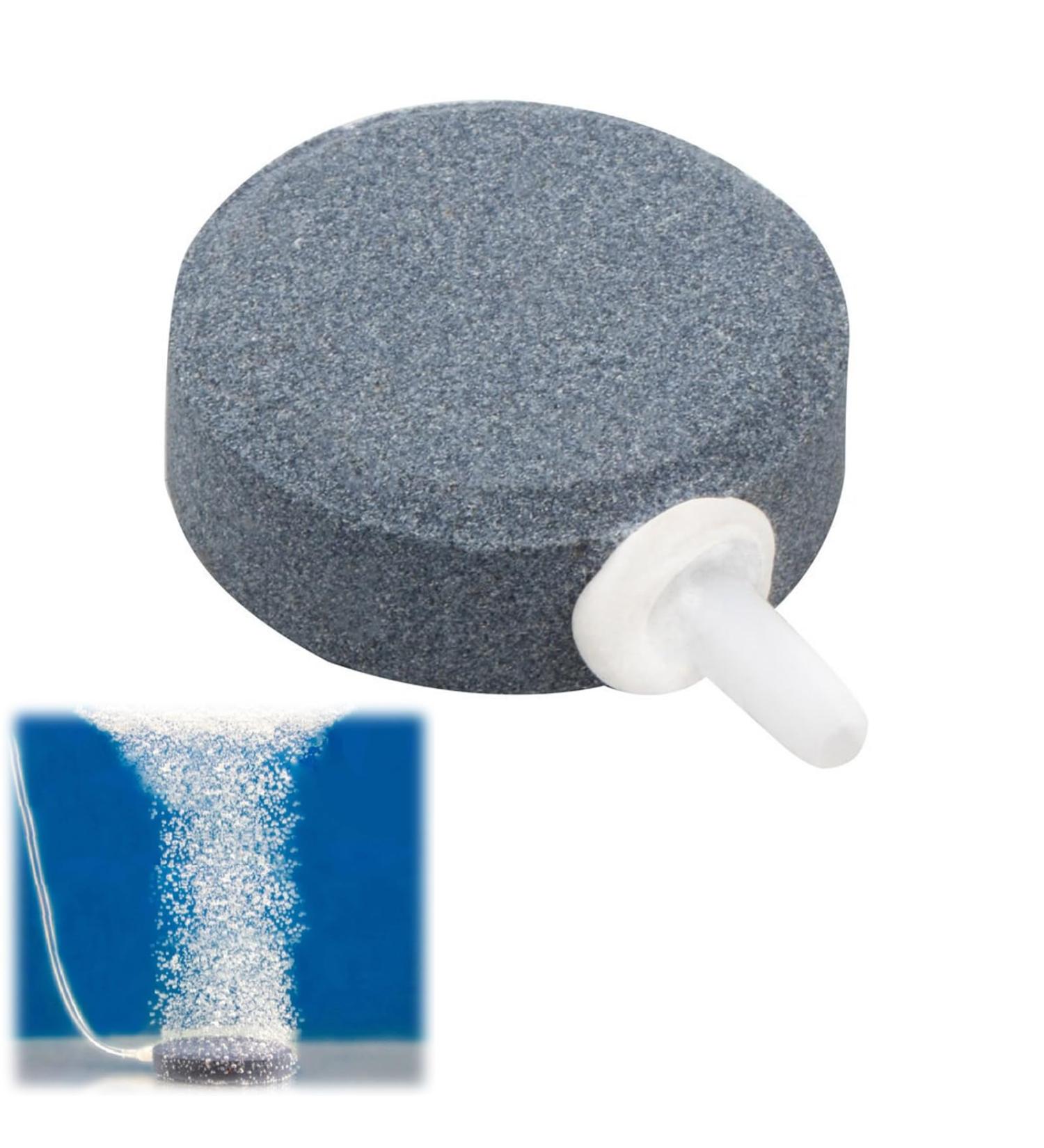 XIWUPO Bubblers & Sparkling Stones for Aquariums Ponds & Fish Tanks - Air Stones (2-Pack 4 cm) | Enhance Water Quality - Buy Online on SooperMarket.com
