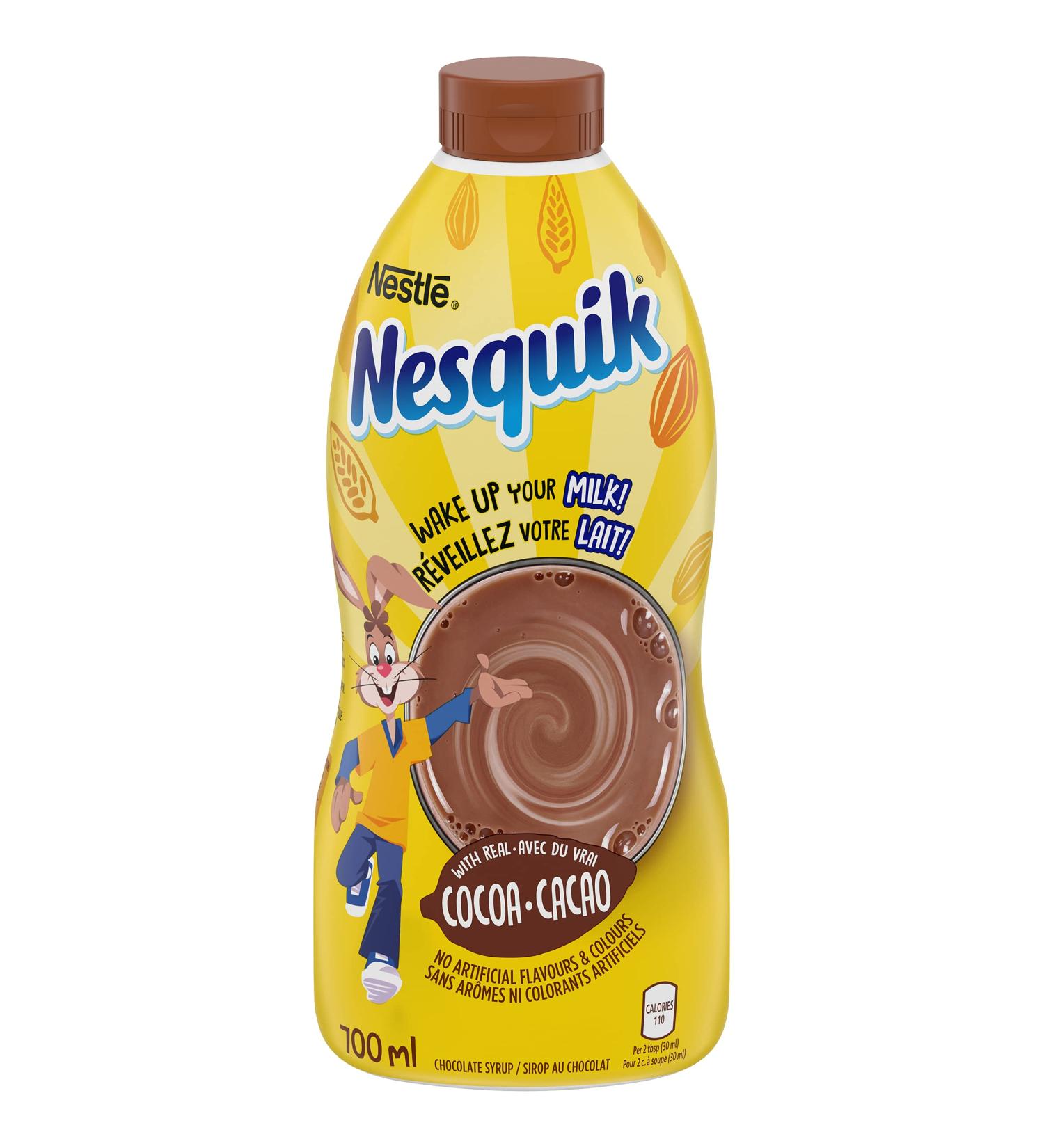 Nesquik NESTL Chocolate Syrup 700mL Pack of 12 - Buy Online on SooperMarket.com