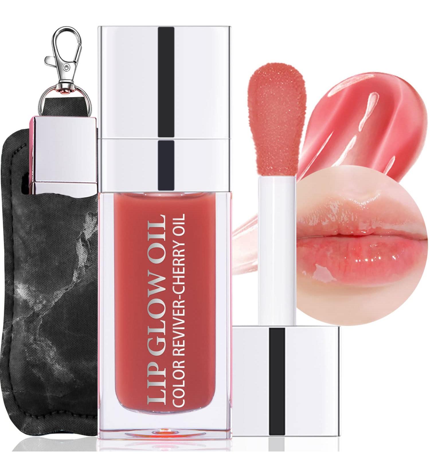 Kaynest Hydrating Lip Glow Oil - Moisturizing Lip Gloss for Plump, Nourished Lips (012Rosewood) - Buy Online on SooperMarket.com