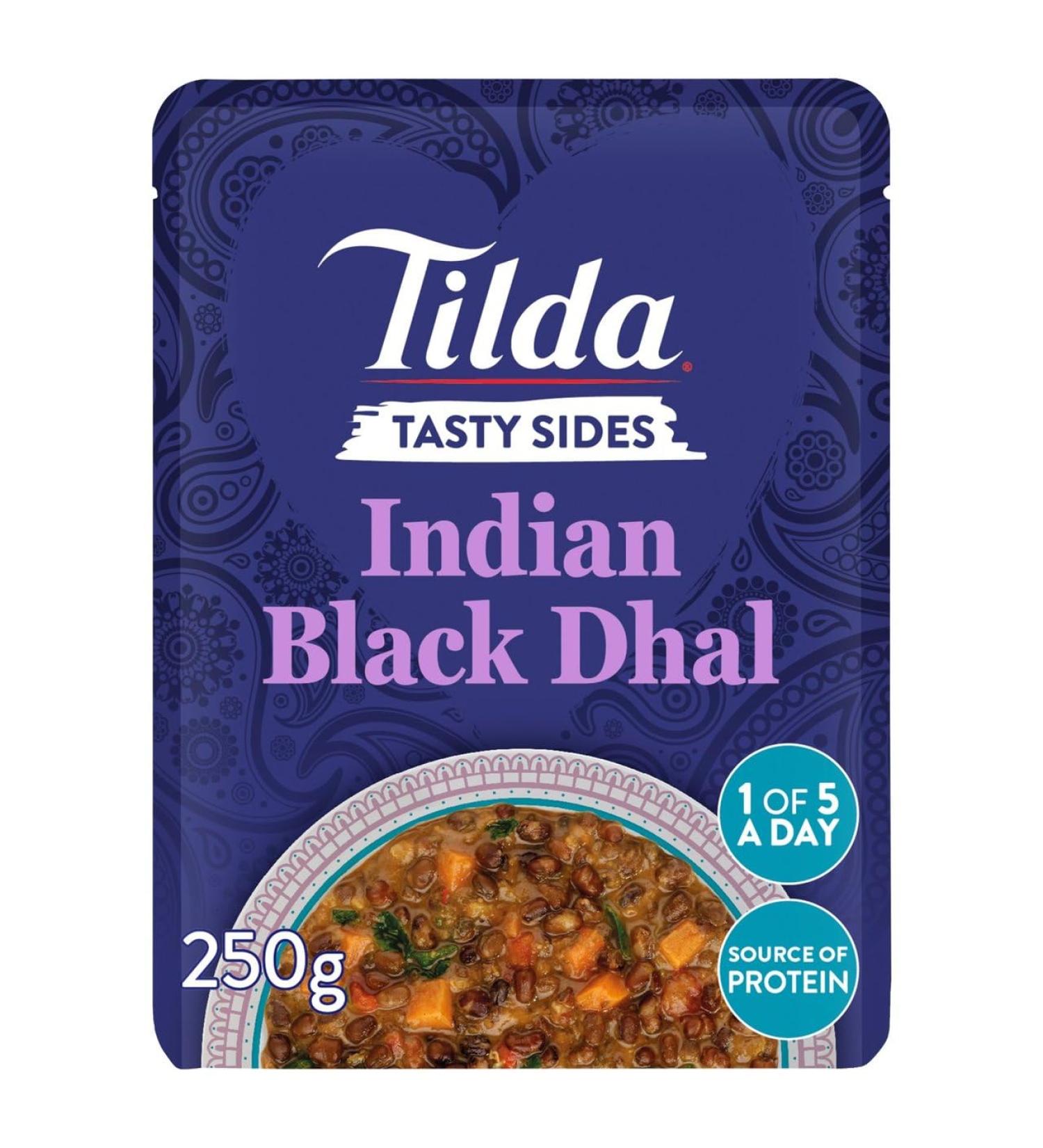 Tilda Tasty Sides Indian Black Dhal Pulses and Vegetables 250g - Buy Online on SooperMarket.com