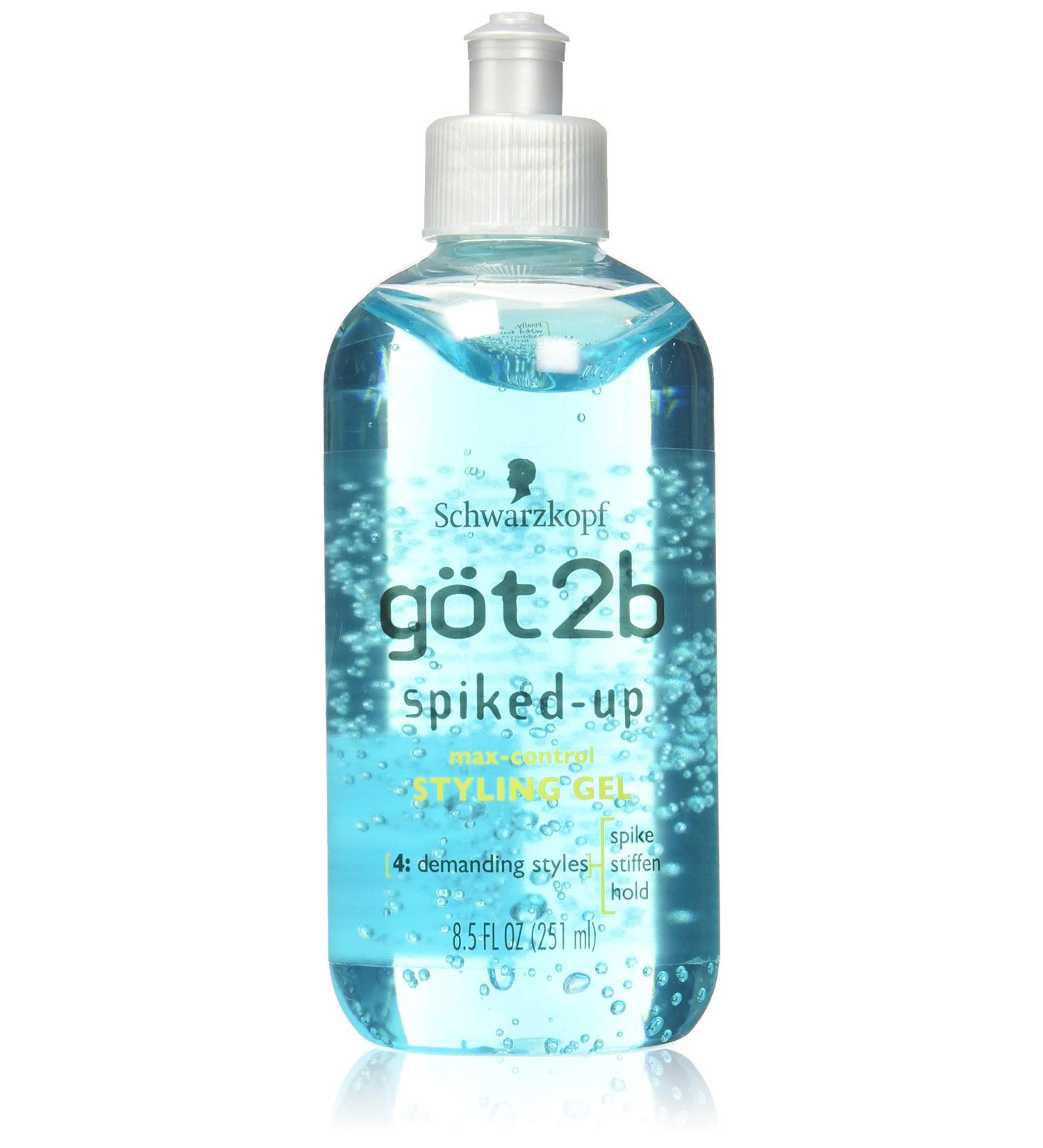 got2b Spiked-Up Max Control Styling Gel 8.5 oz (Pack of 4) - Ultimate Hold and Styling Power - Buy Online on SooperMarket.com