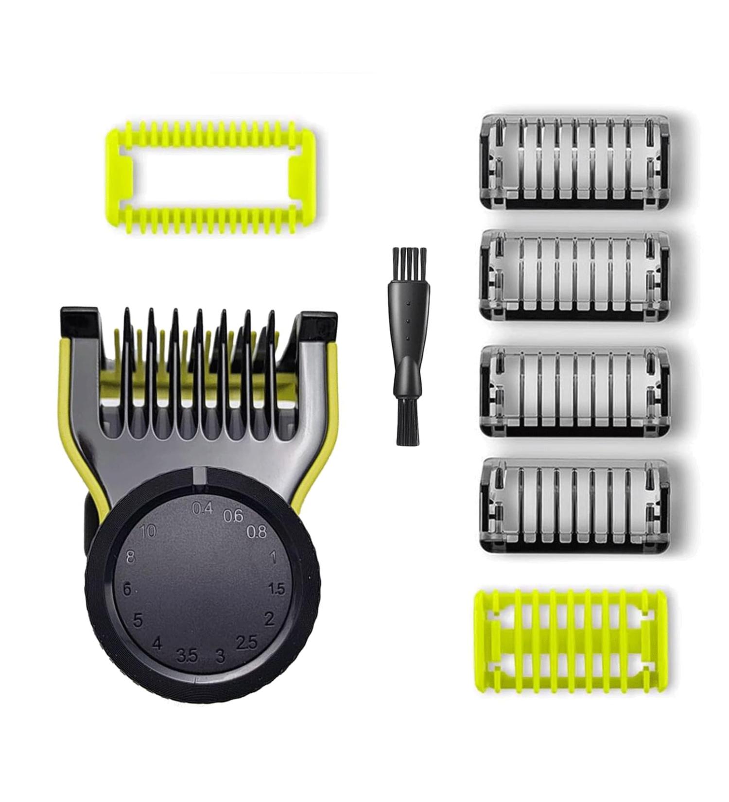Adjustable Guard Comb for Philips OneBlade QP2520 QP2530 QP2620 QP2630 Replacement Blade Professional Blade Trimmer with Adjustable Hair Guards Combs 14 Shift Sizes from 0.4 to 10 mm - Buy Online on SooperMarket.com