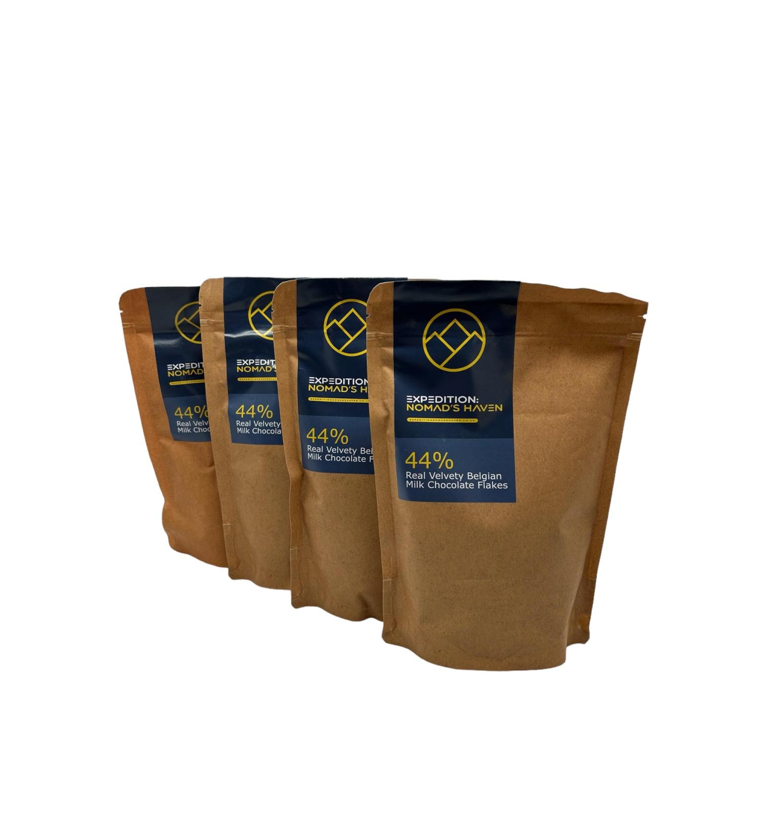 Luxury Hot Chocolate - Real 44% Belgian Milk Chocolate Flakes - 1kg - Buy Online on SooperMarket.com