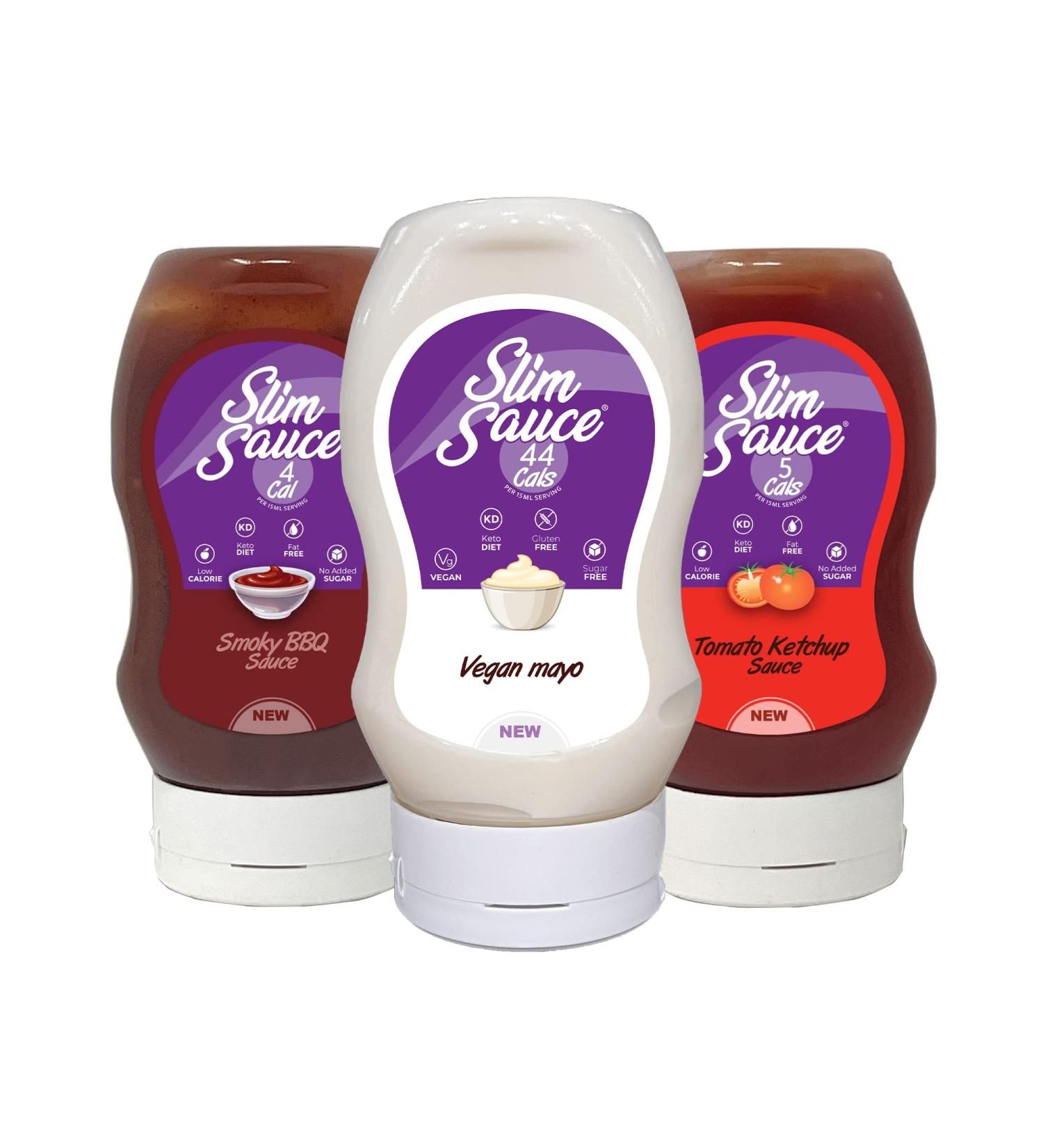 Eat Water Vegan Mix Sauces - Vegan Mayo BBQ Ketchup And Sugar Free Suitable for Vegans Free from Artificial Flavours | Keto Diet Sauces (300ml) Pack of 3 Mix Sauces Pack of 3 - Buy Online on SooperMarket.com