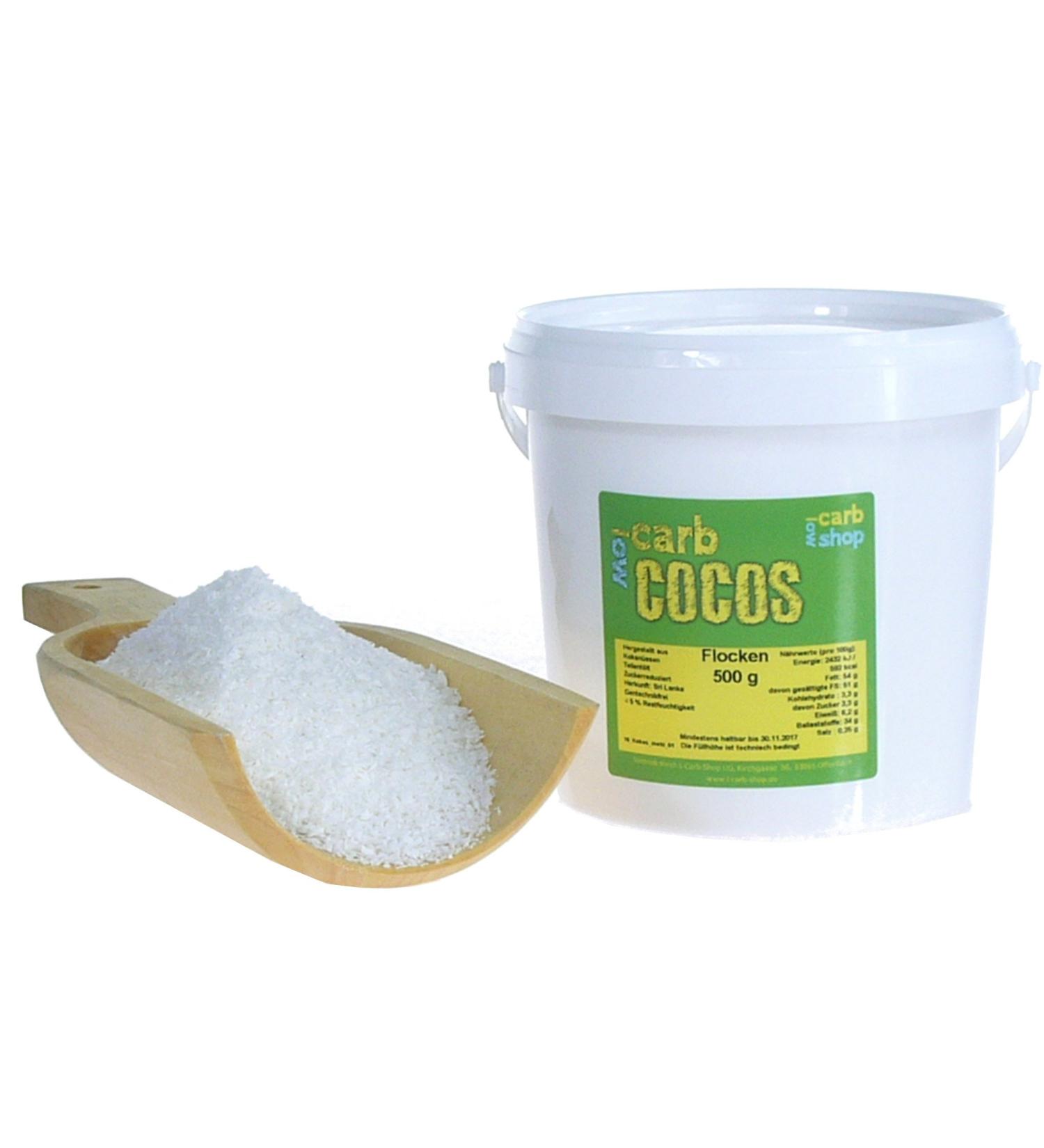 -Carb COCONUT flakes (low sugar partially defatted) 400 g