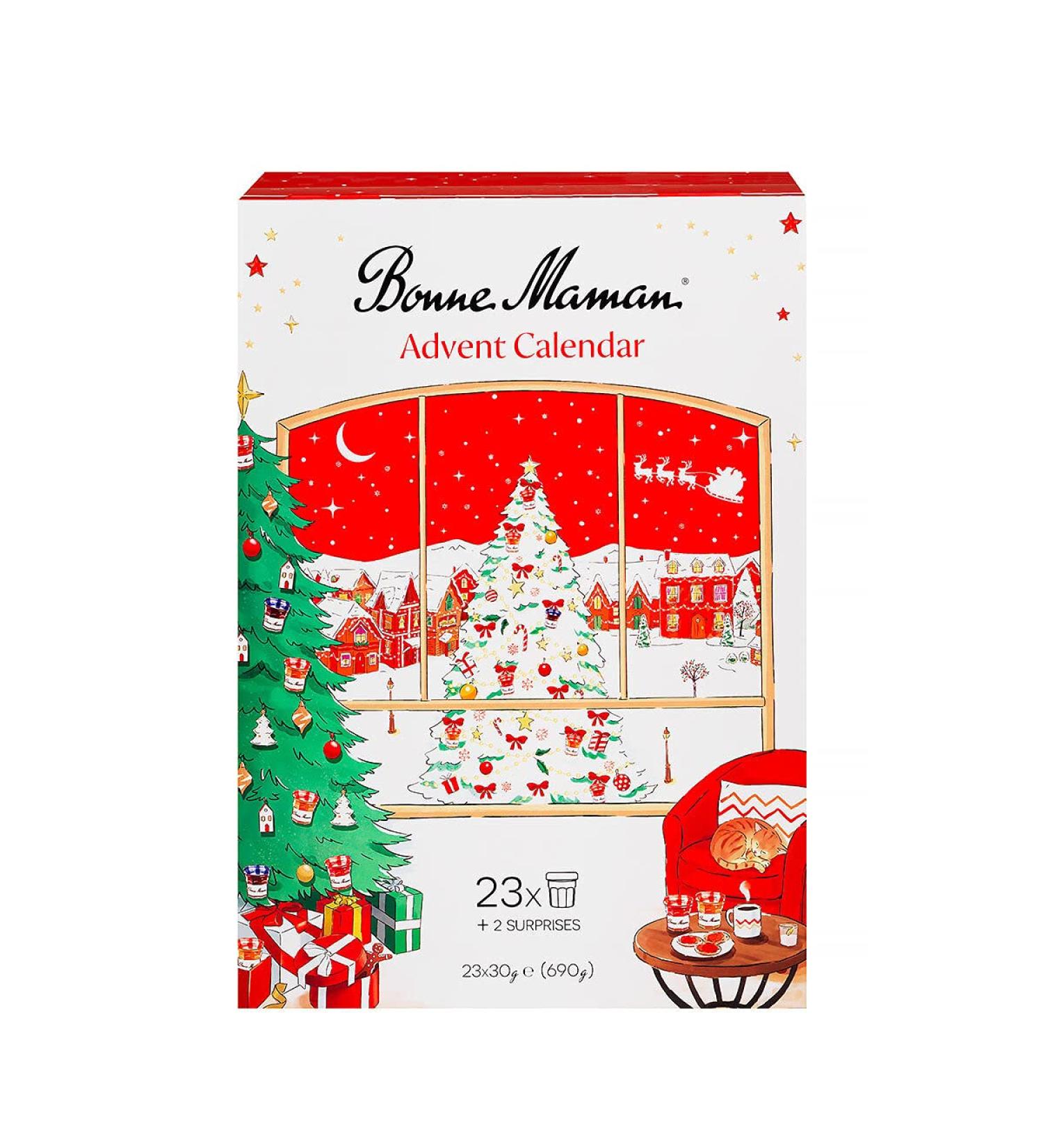 Bonne Maman 2021 Advent Calendar: Assorted Mini Fruit Jams & Spreads - 23 x 30g - Buy Online on SooperMarket.com