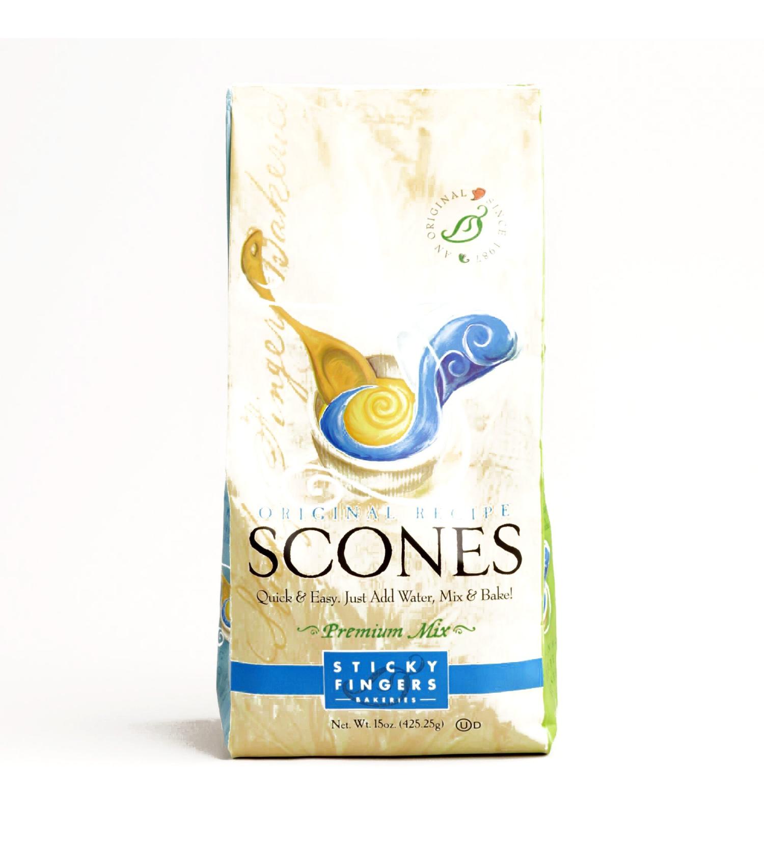 Sticky Fingers Bakeries Original Scone Mix 15 oz each (1 Item Per Order)